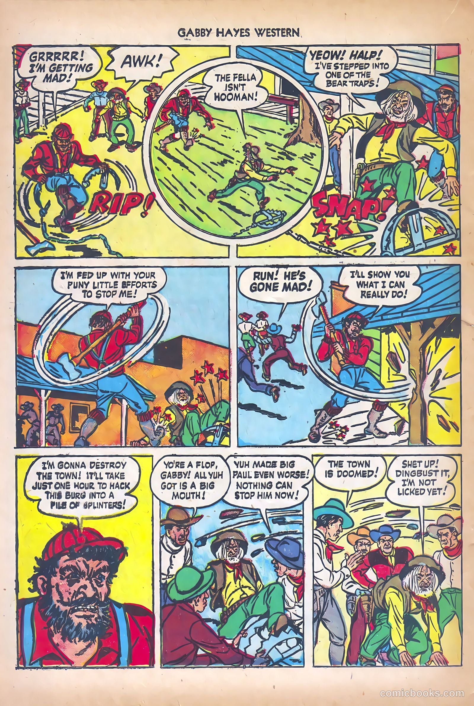 Gabby Hayes Western #13 — page 20 of 36
