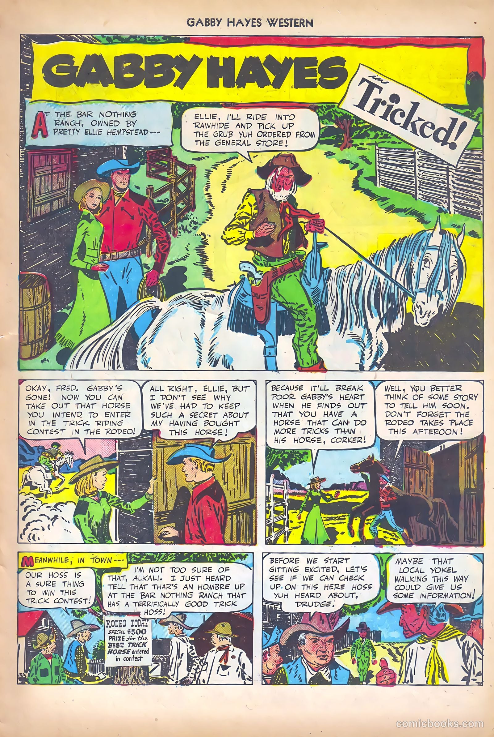 Gabby Hayes Western #13 — page 27 of 36