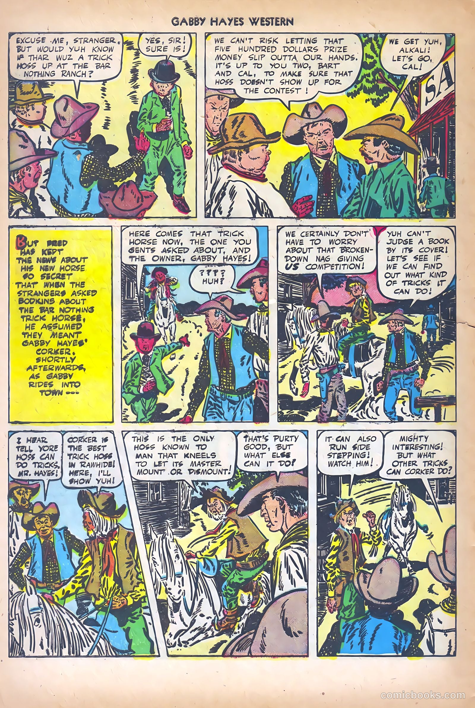 Gabby Hayes Western #13 — page 28 of 36