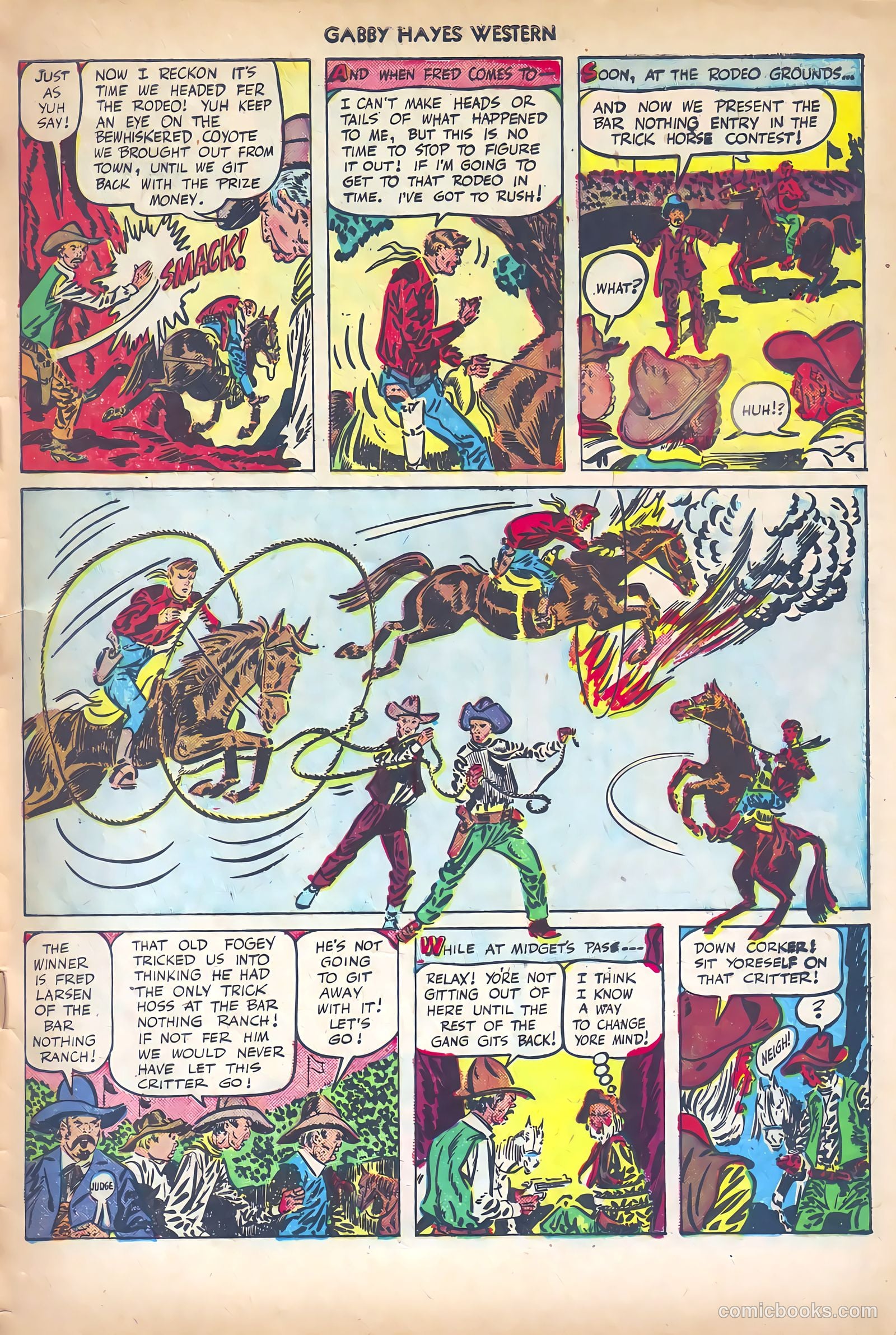 Gabby Hayes Western #13 — page 33 of 36