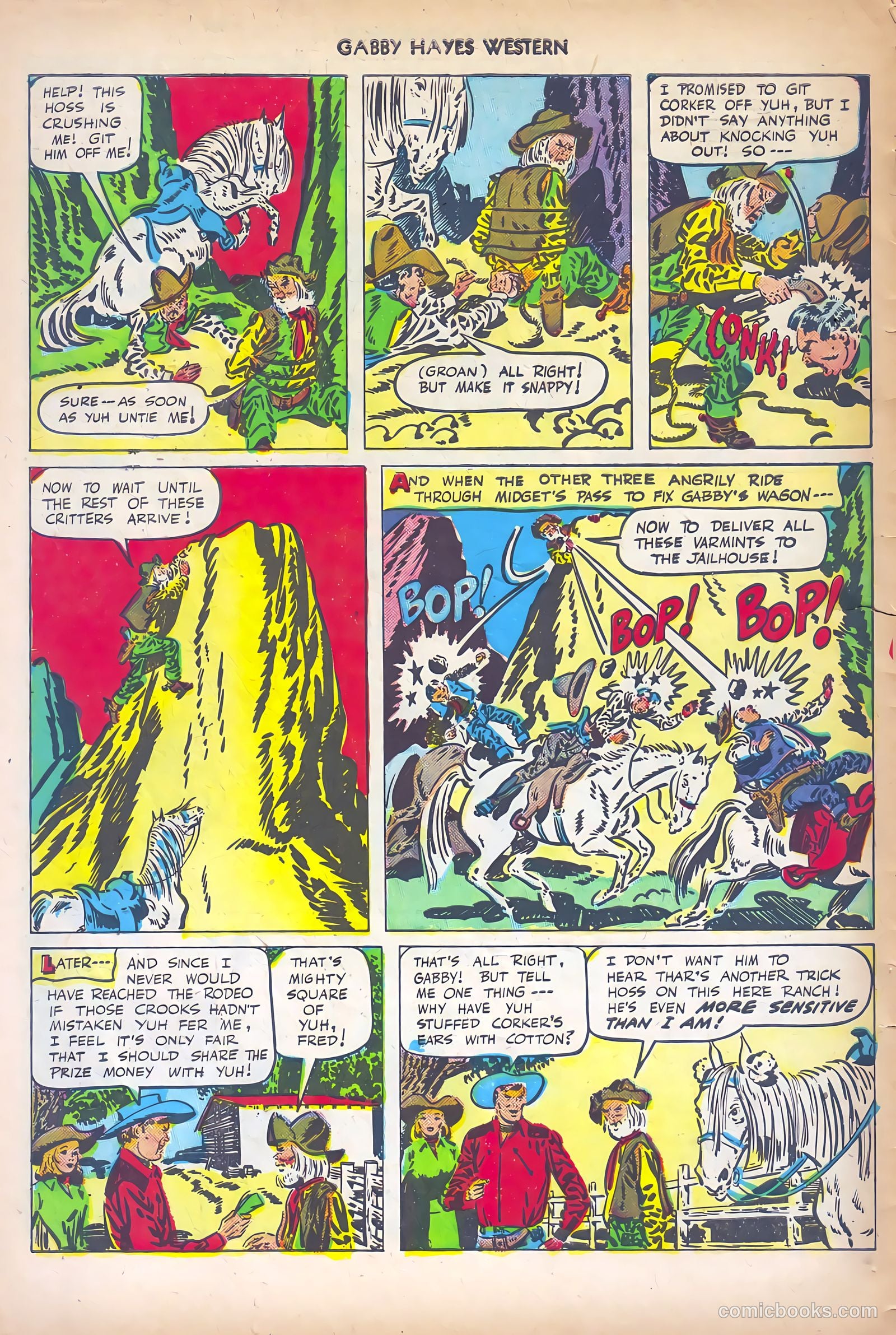 Gabby Hayes Western #13 — page 34 of 36