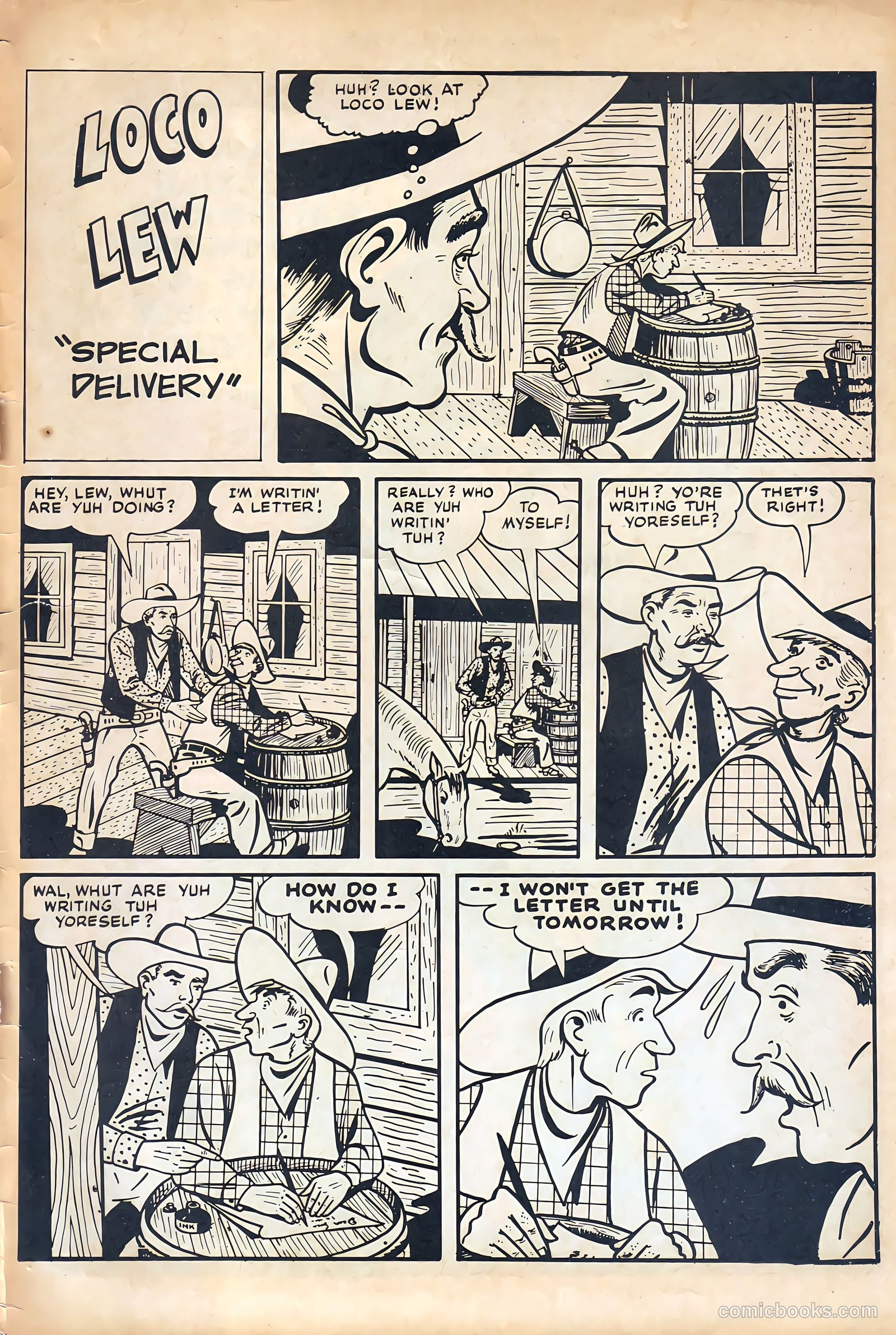 Gabby Hayes Western #13 — page 35 of 36