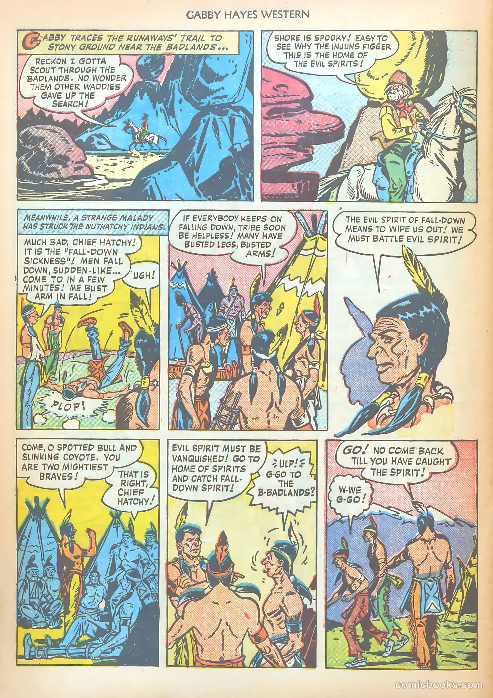 Gabby Hayes Western #15 — page 28 of 36
