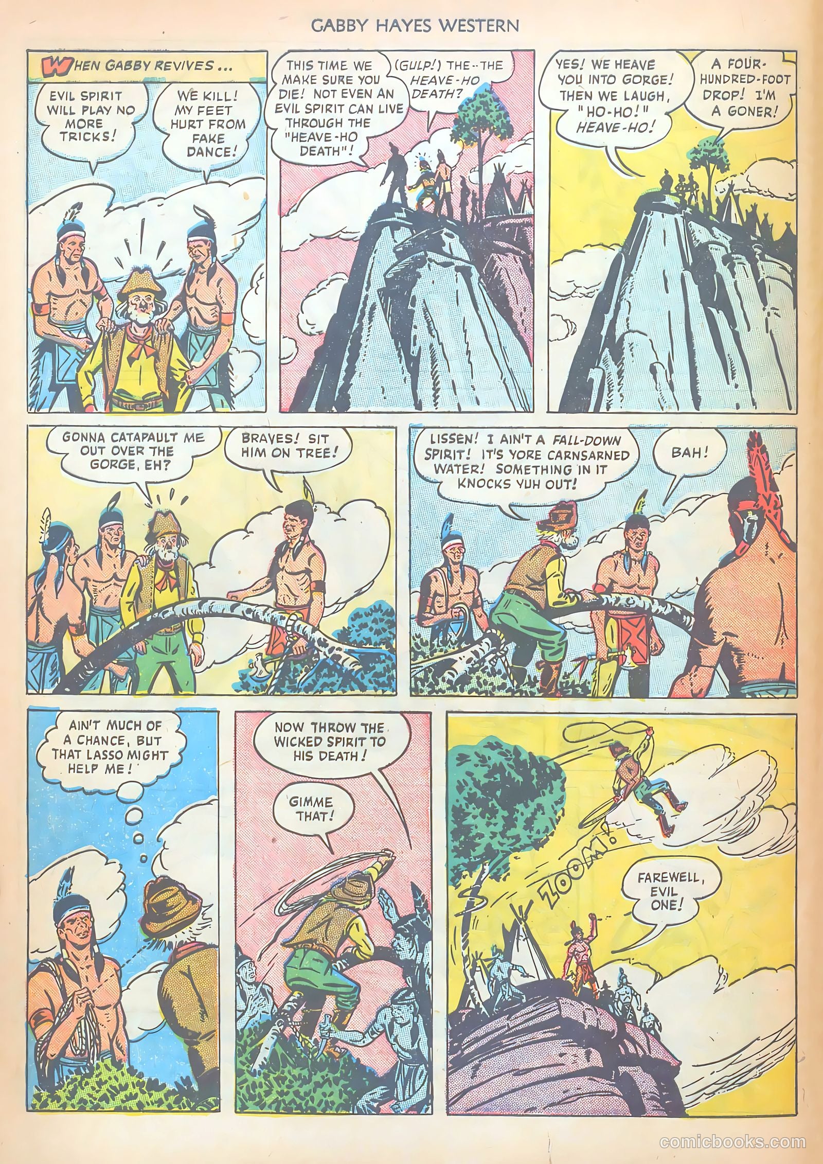 Gabby Hayes Western #15 — page 32 of 36