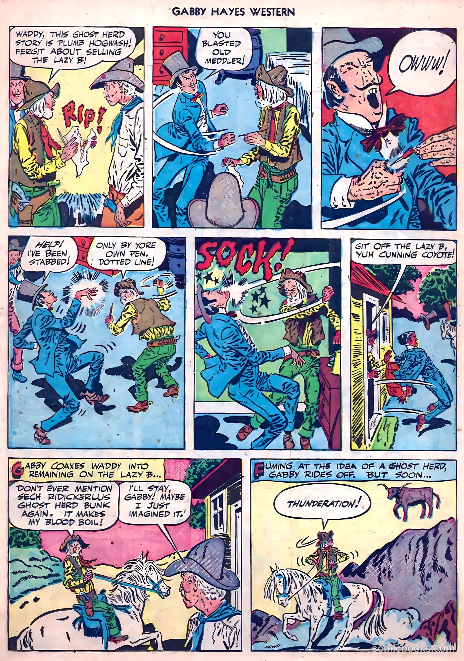 Gabby Hayes Western #16 — page 20 of 36