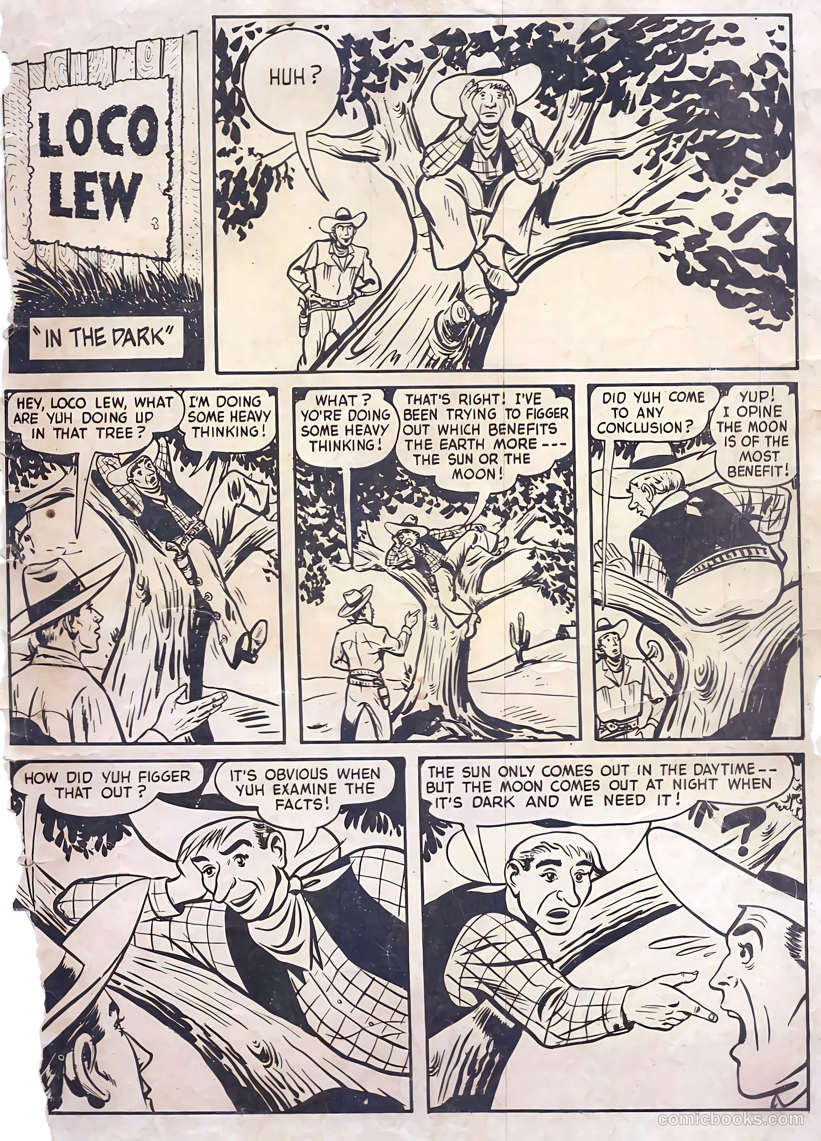 Gabby Hayes Western #16 — page 35 of 36