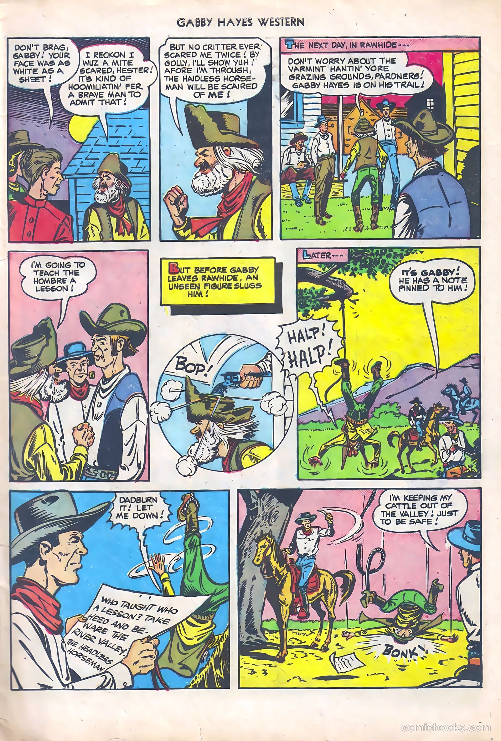Gabby Hayes Western #19 — page 5 of 36