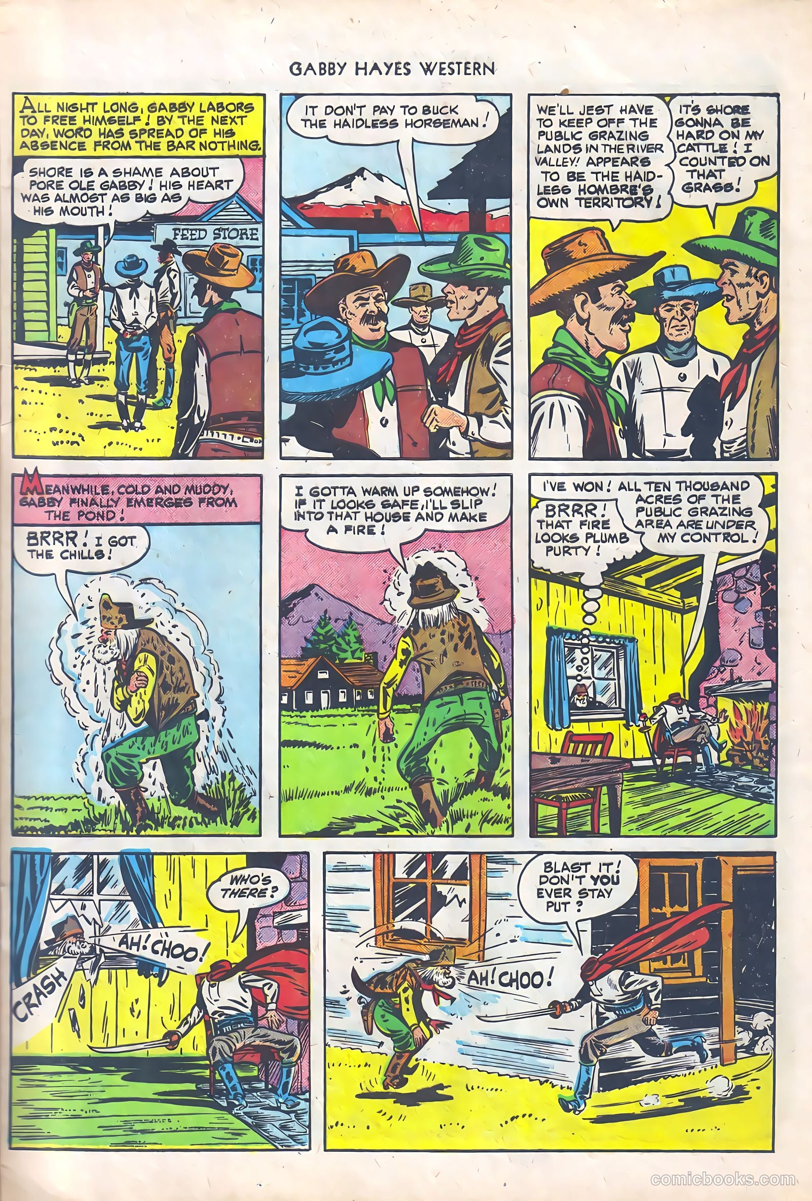 Gabby Hayes Western #19 — page 9 of 36