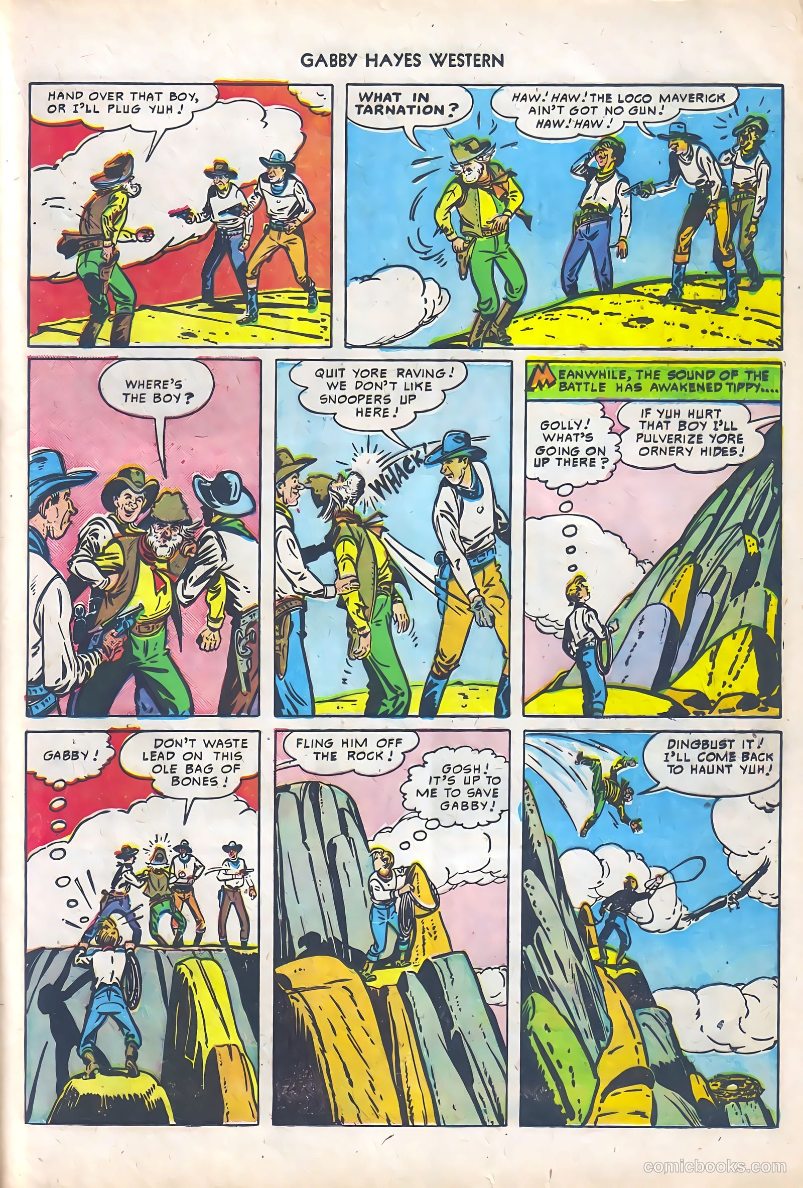 Gabby Hayes Western #19 — page 21 of 36