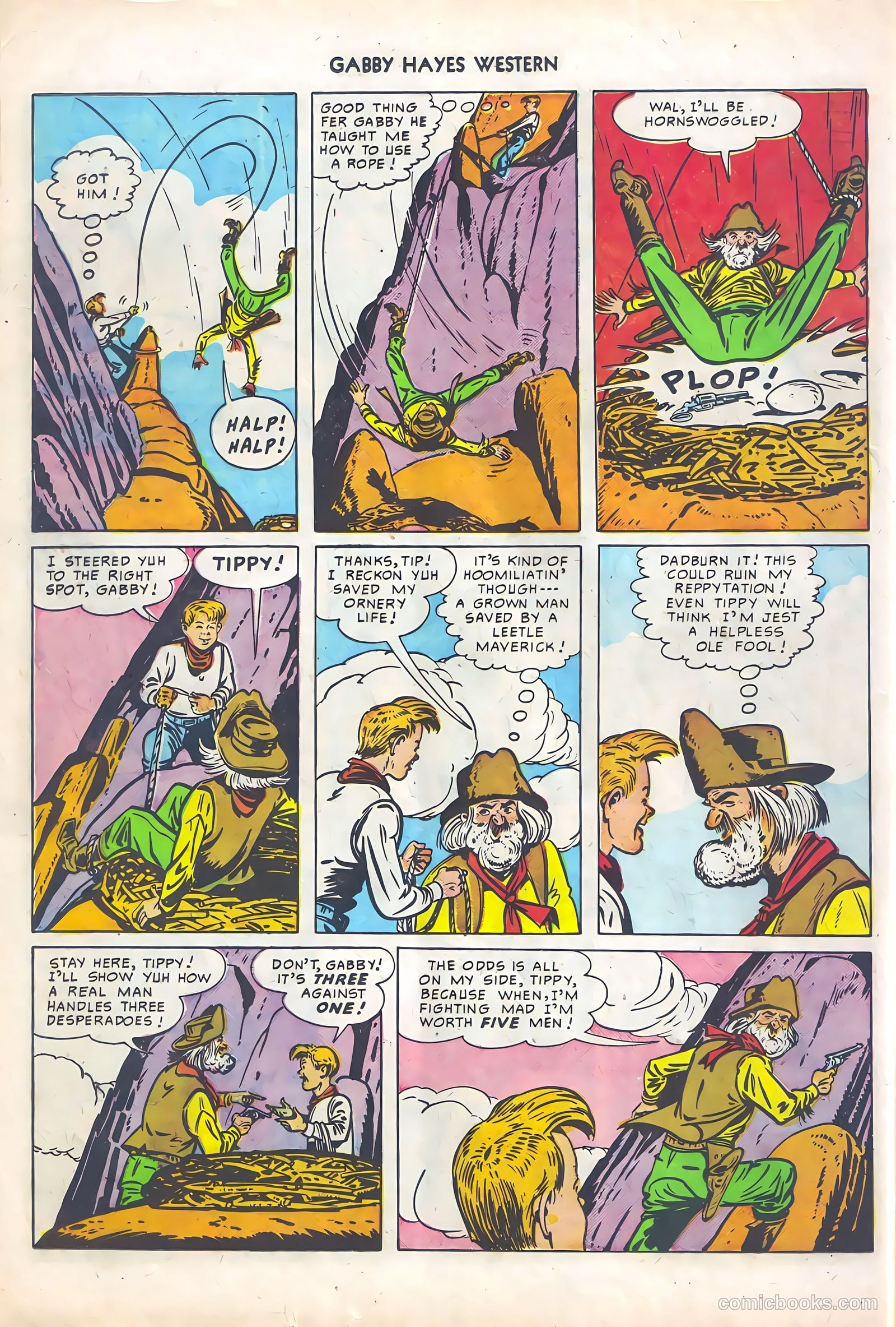 Gabby Hayes Western #19 — page 22 of 36