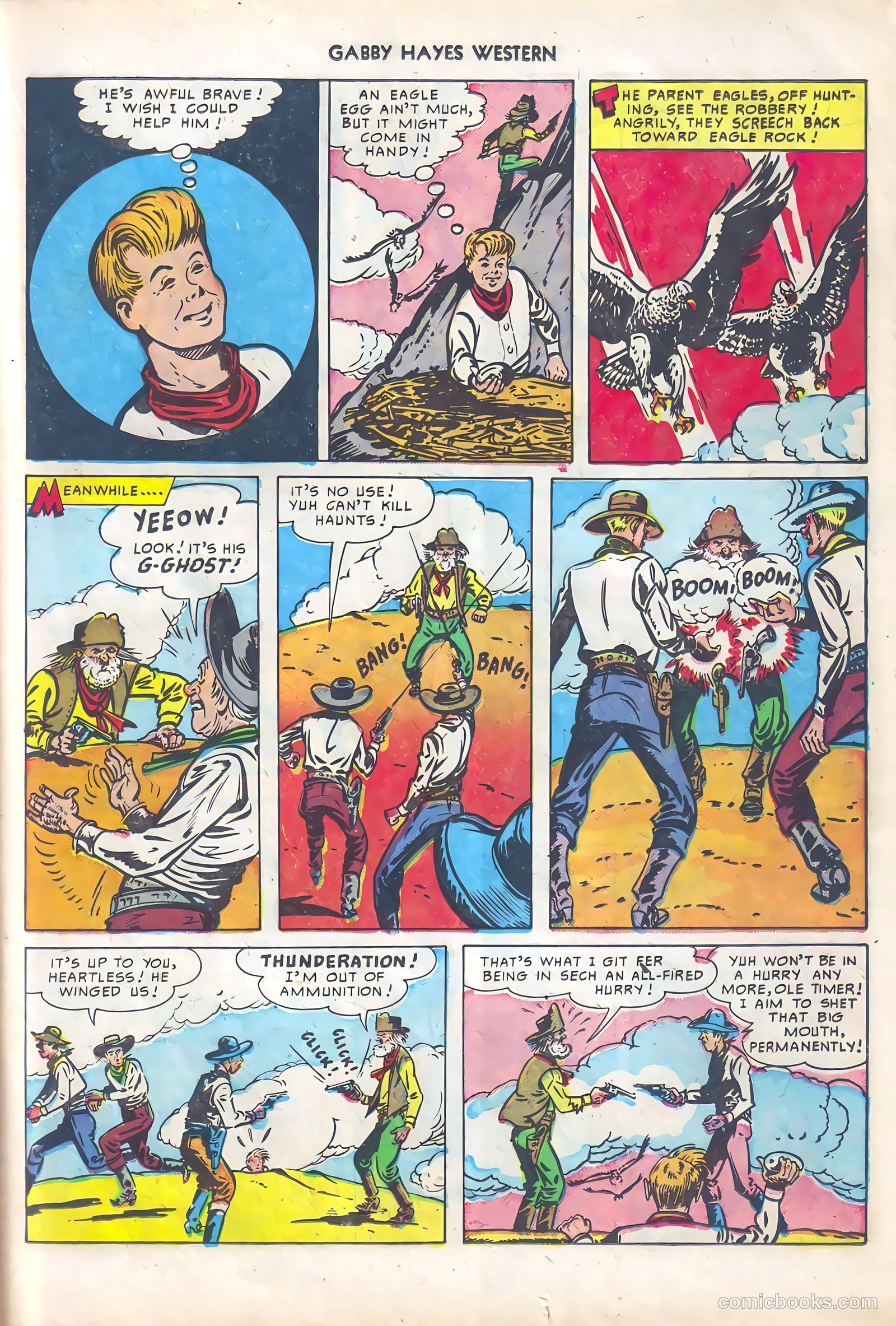 Gabby Hayes Western #19 — page 23 of 36