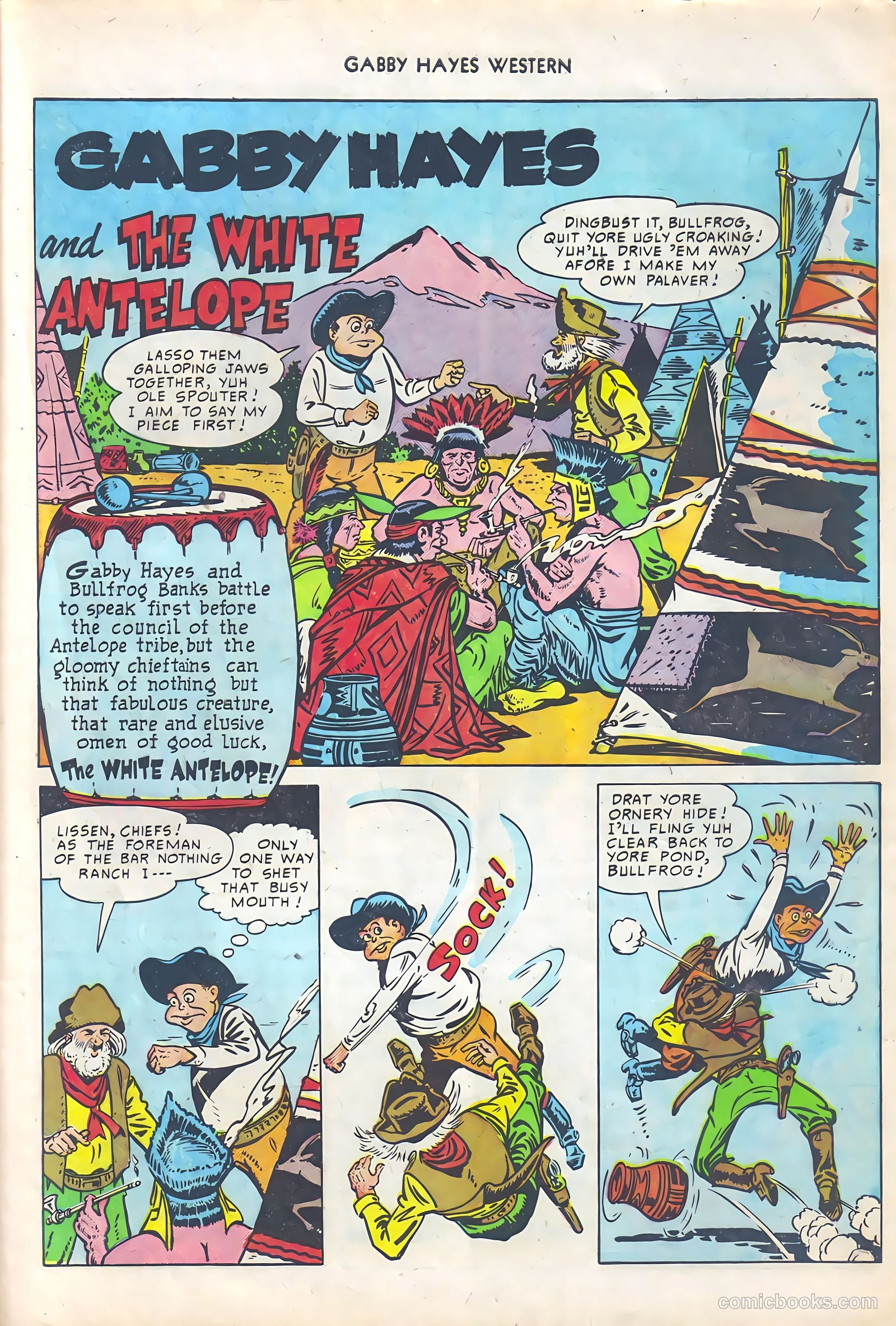 Gabby Hayes Western #19 — page 27 of 36
