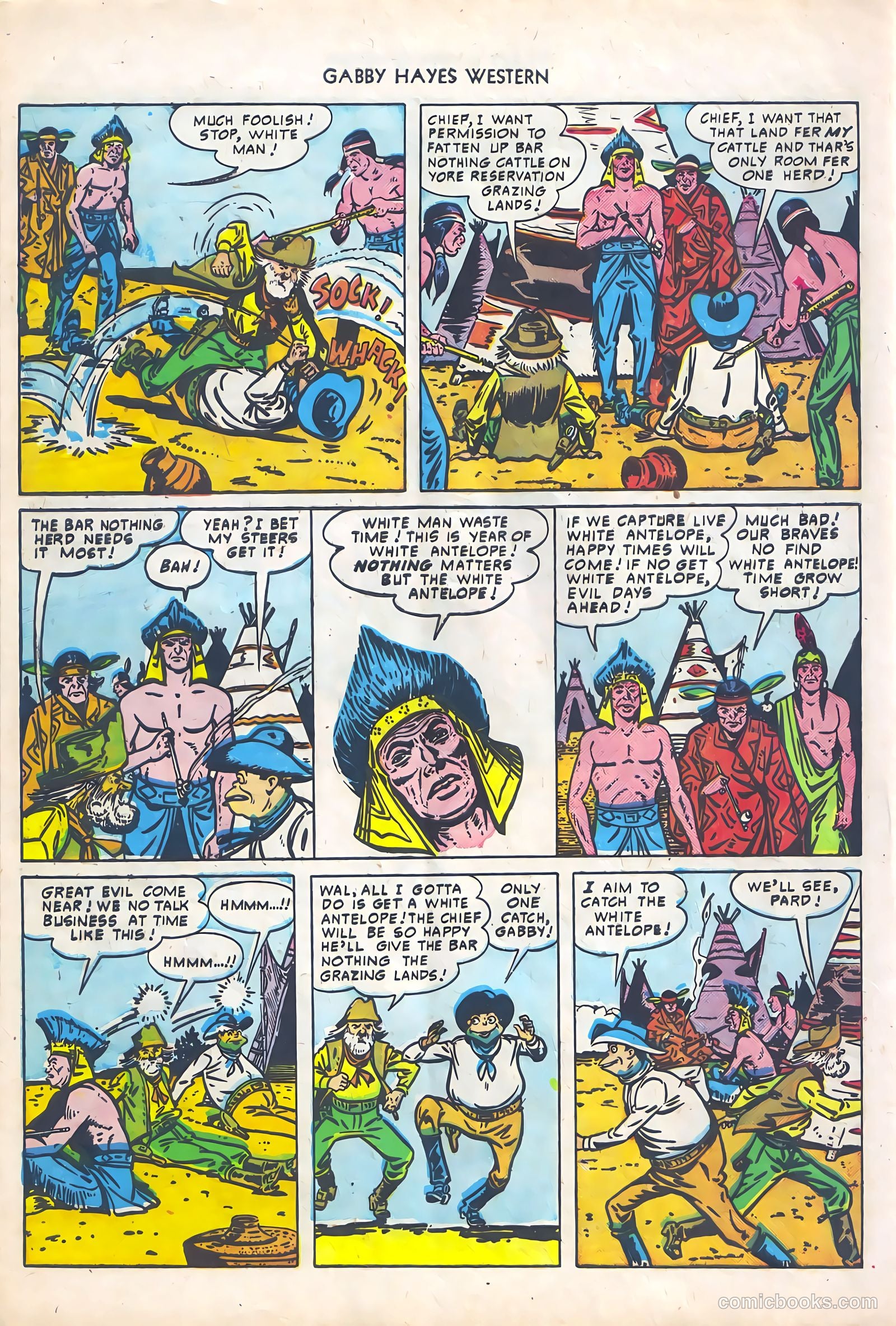 Gabby Hayes Western #19 — page 28 of 36