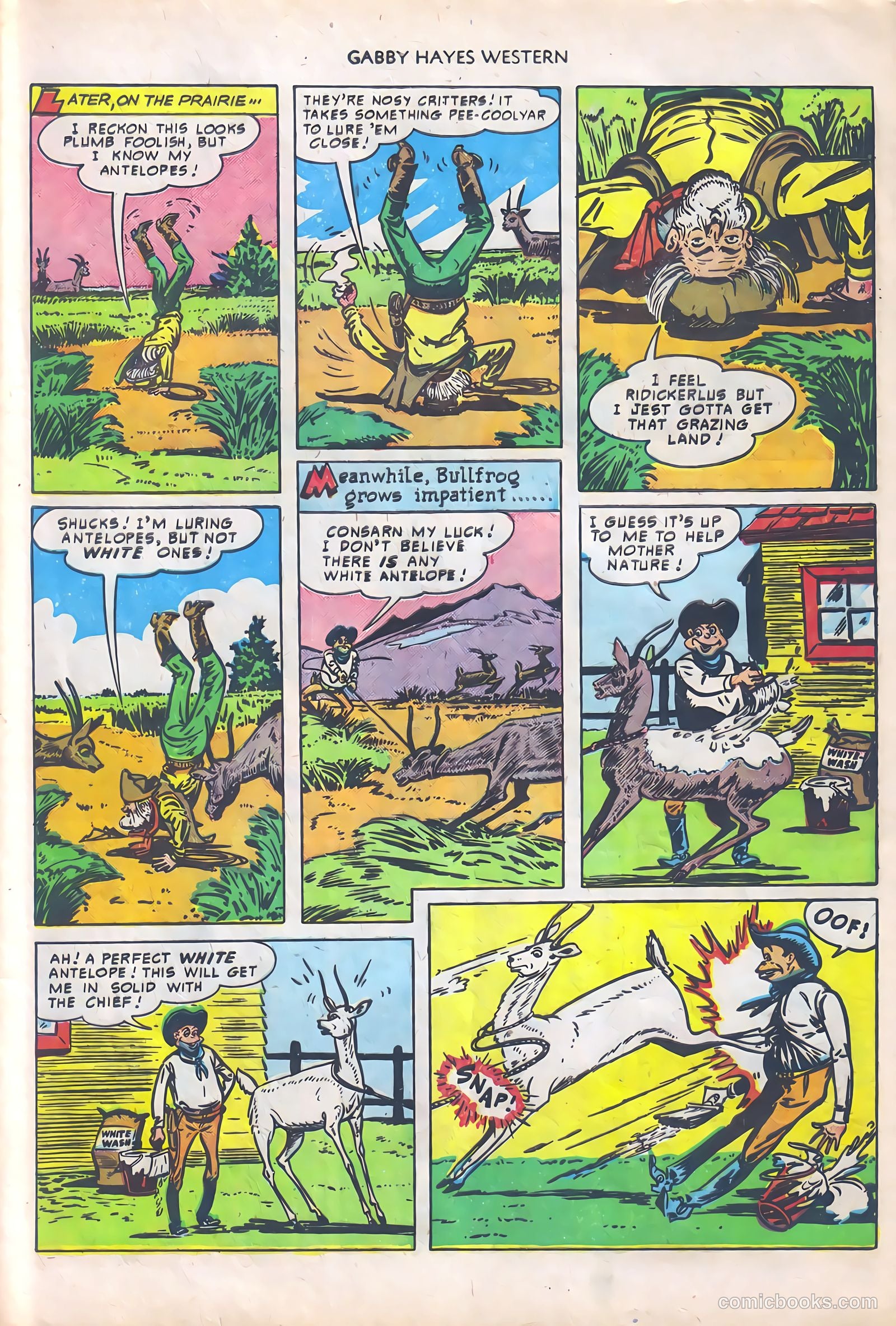 Gabby Hayes Western #19 — page 29 of 36