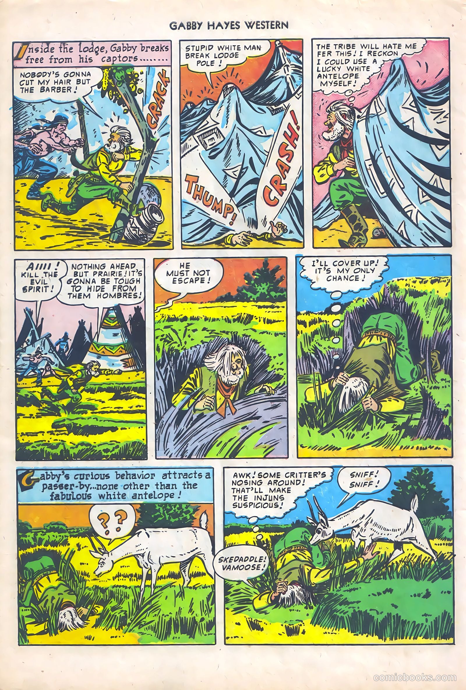 Gabby Hayes Western #19 — page 32 of 36