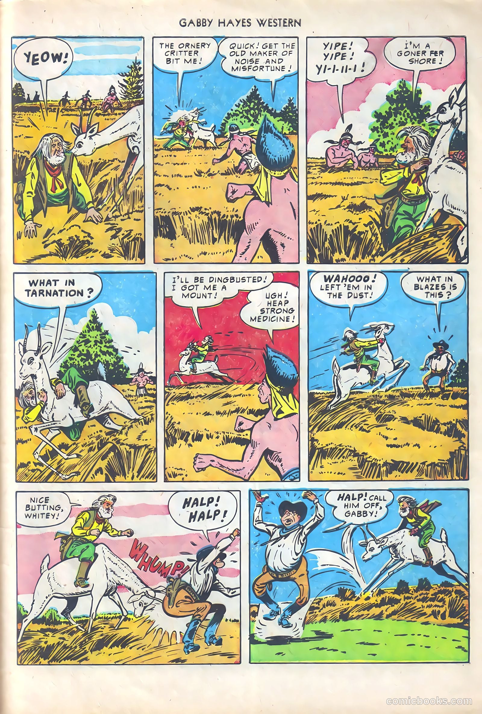 Gabby Hayes Western #19 — page 33 of 36