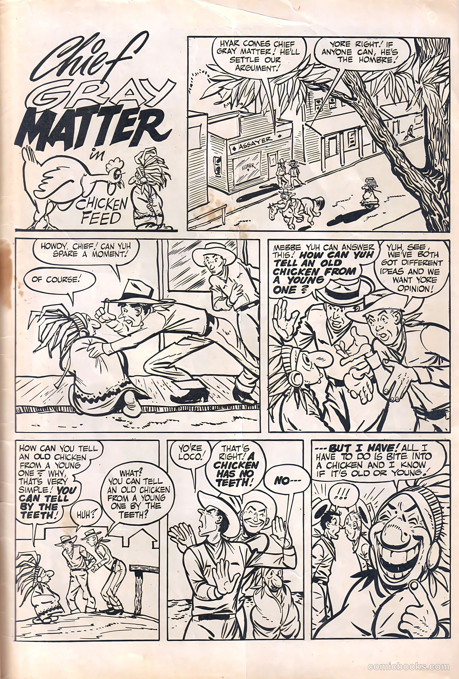 Gabby Hayes Western #19 — page 35 of 36