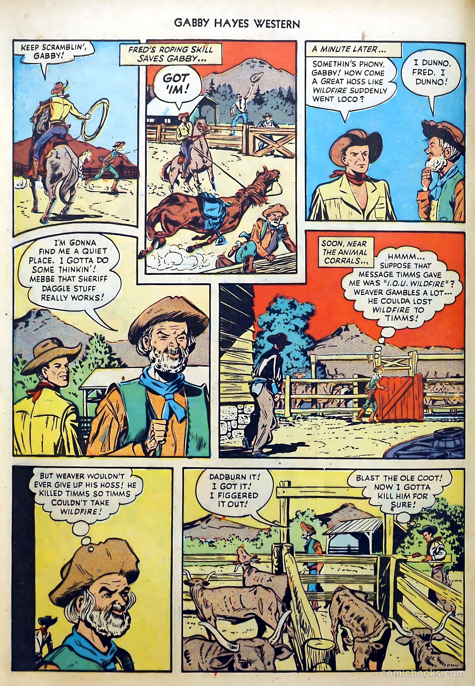 Gabby Hayes Western #2 — page 33 of 53