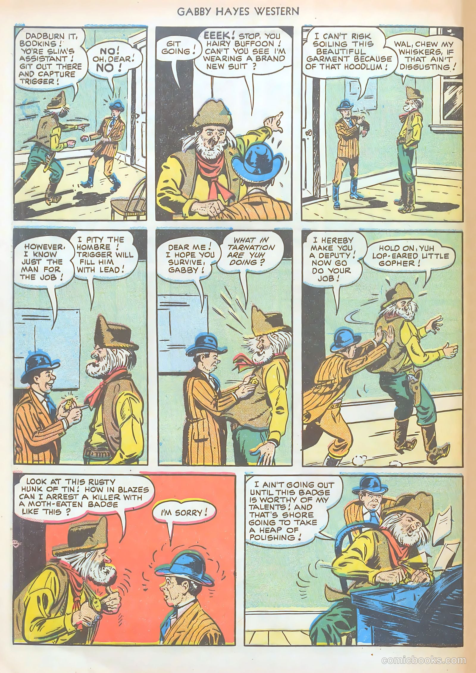 Gabby Hayes Western #20 — page 44 of 52