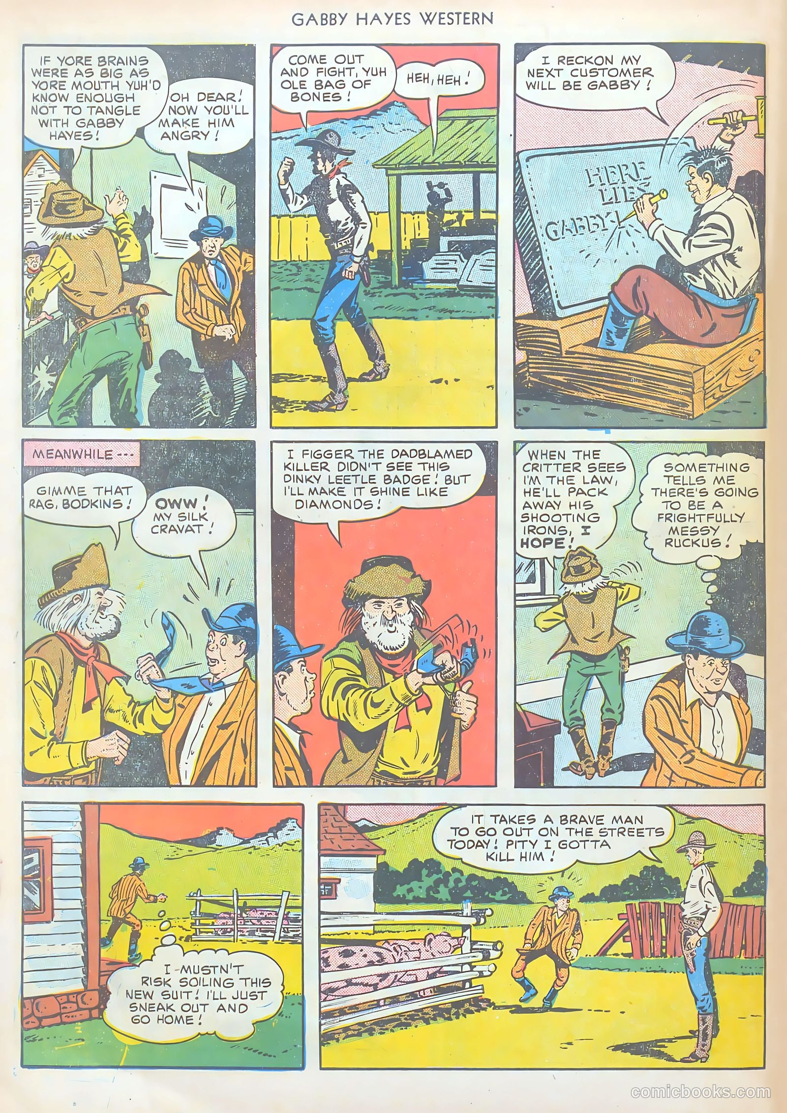 Gabby Hayes Western #20 — page 46 of 52