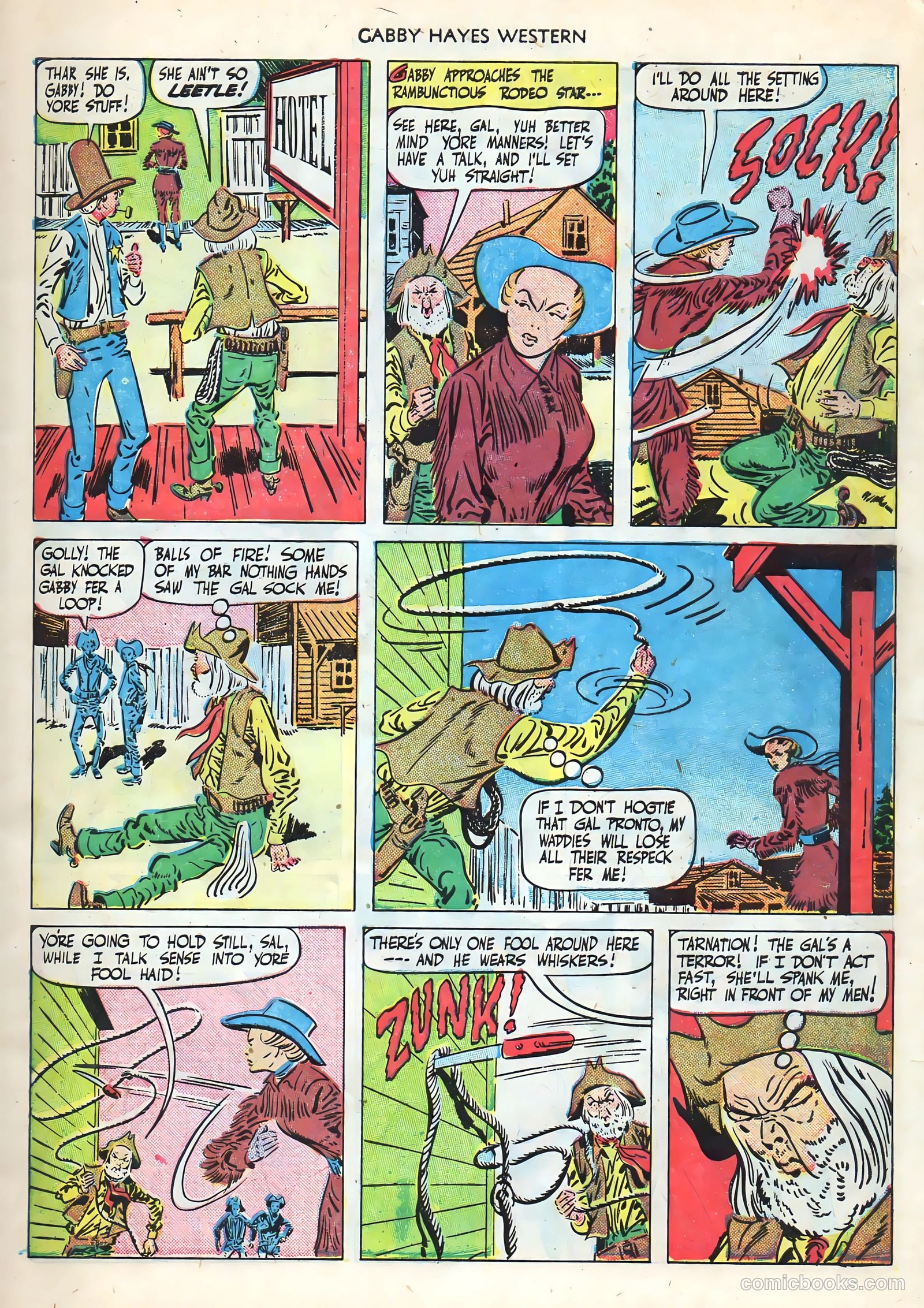 Gabby Hayes Western #21 — page 21 of 52