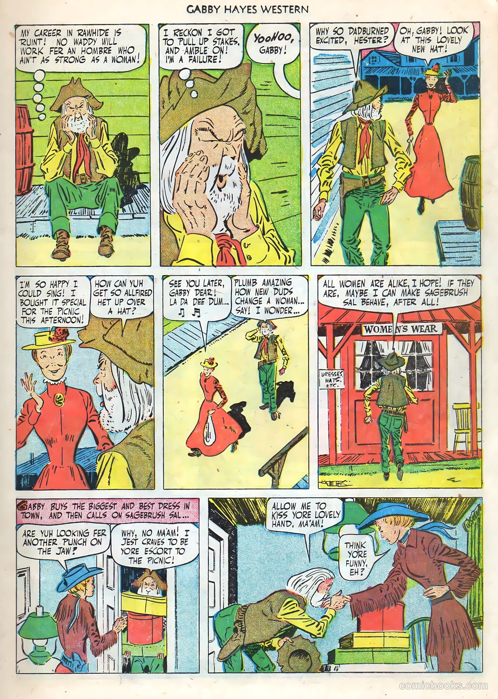 Gabby Hayes Western #21 — page 23 of 52