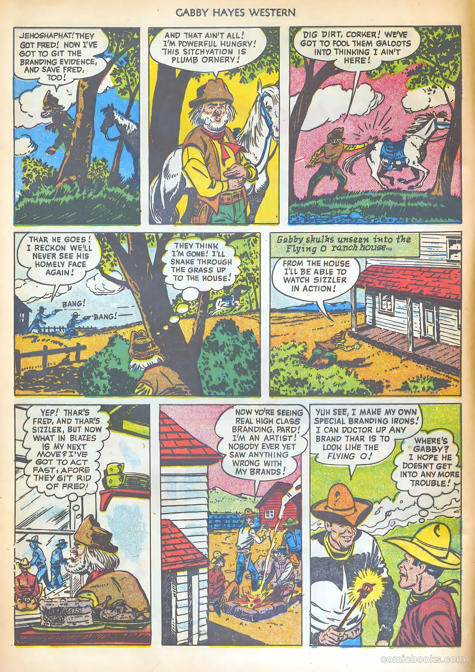 Gabby Hayes Western #22 — page 8 of 52