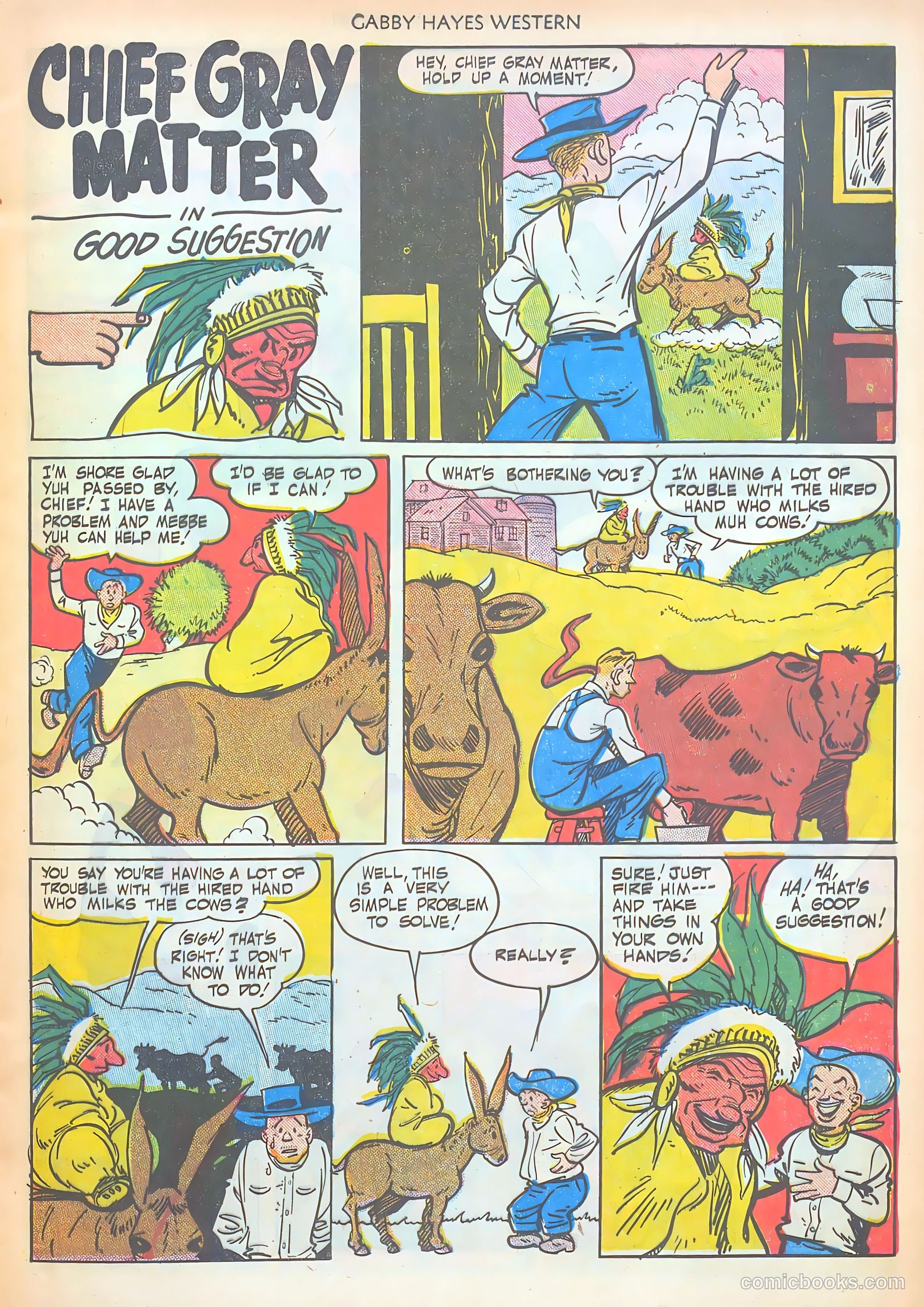 Gabby Hayes Western #22 — page 17 of 52