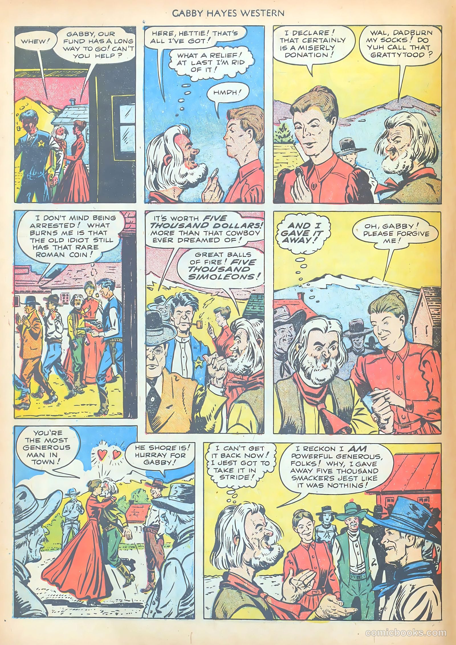 Gabby Hayes Western #22 — page 32 of 52