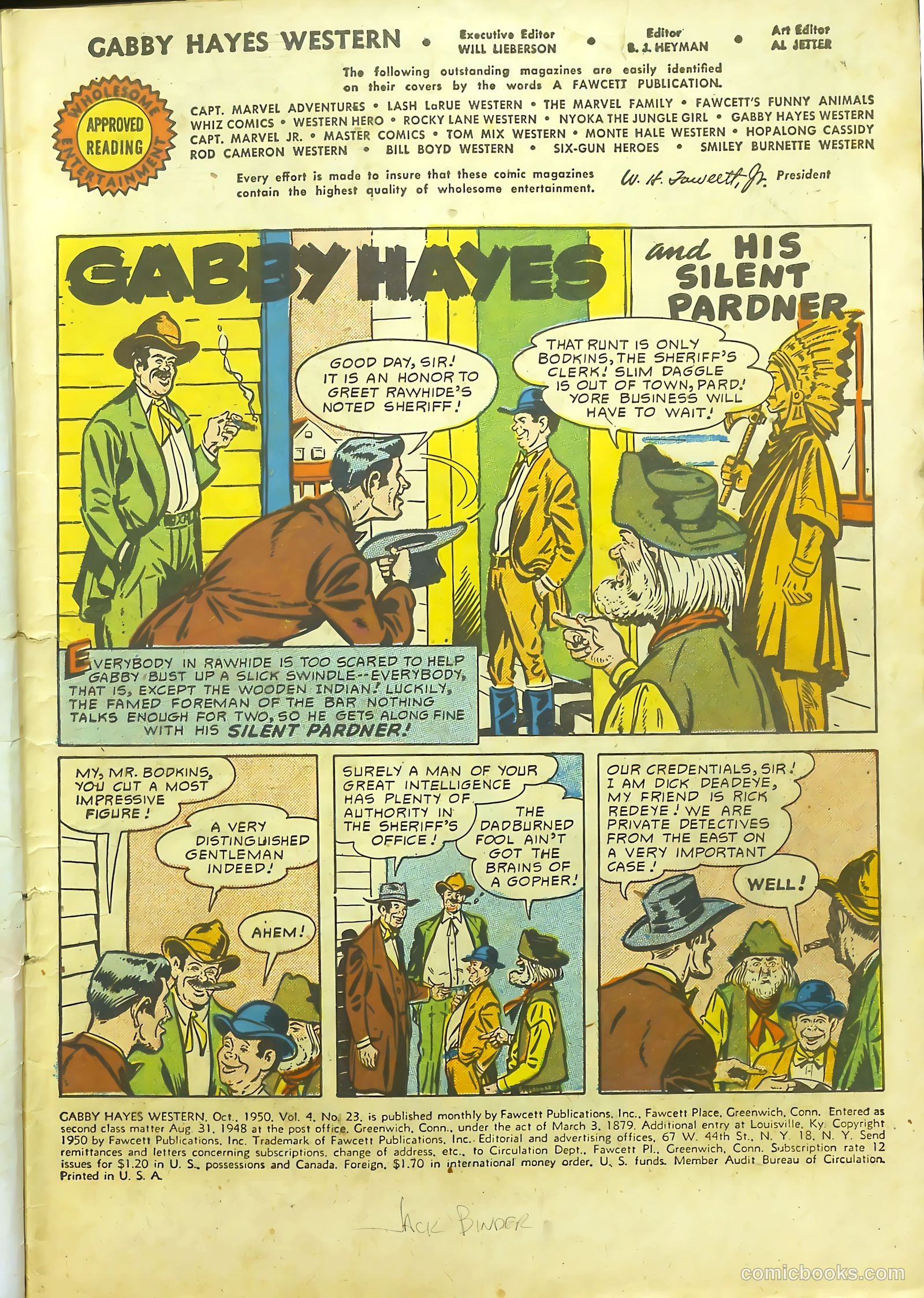 Gabby Hayes Western #23 — page 3 of 36