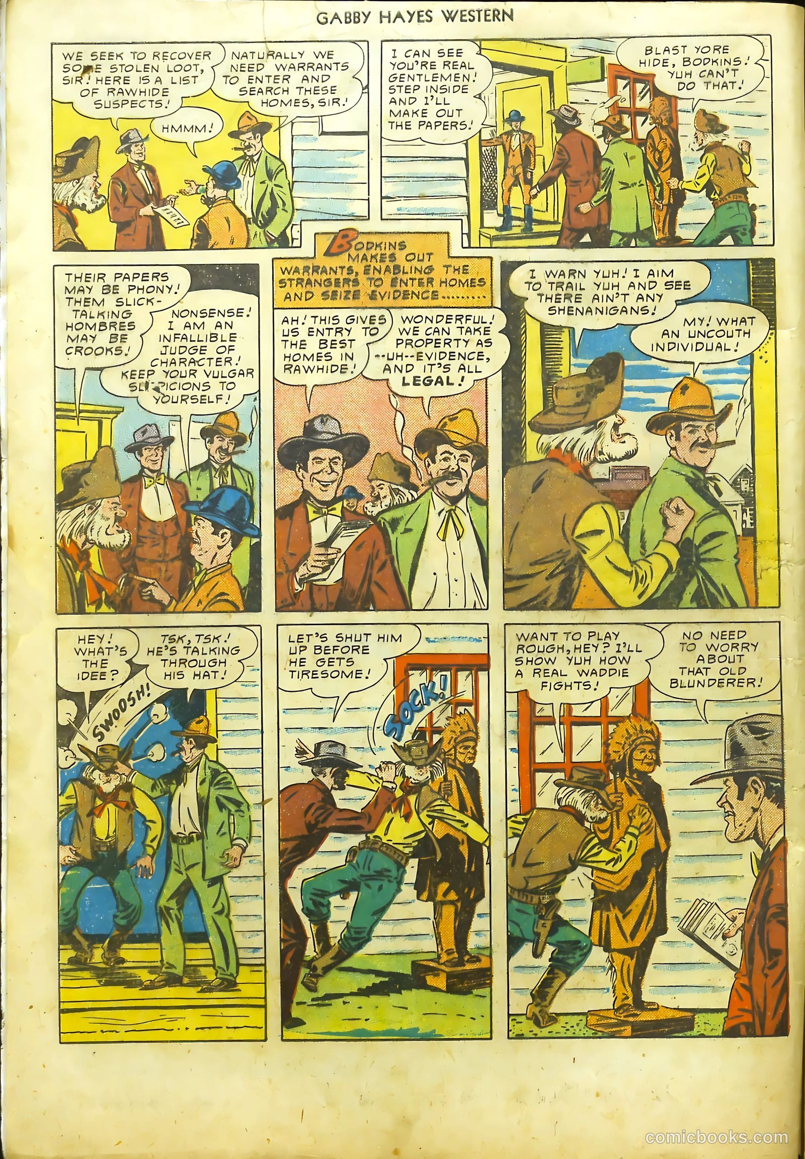 Gabby Hayes Western #23 — page 4 of 36