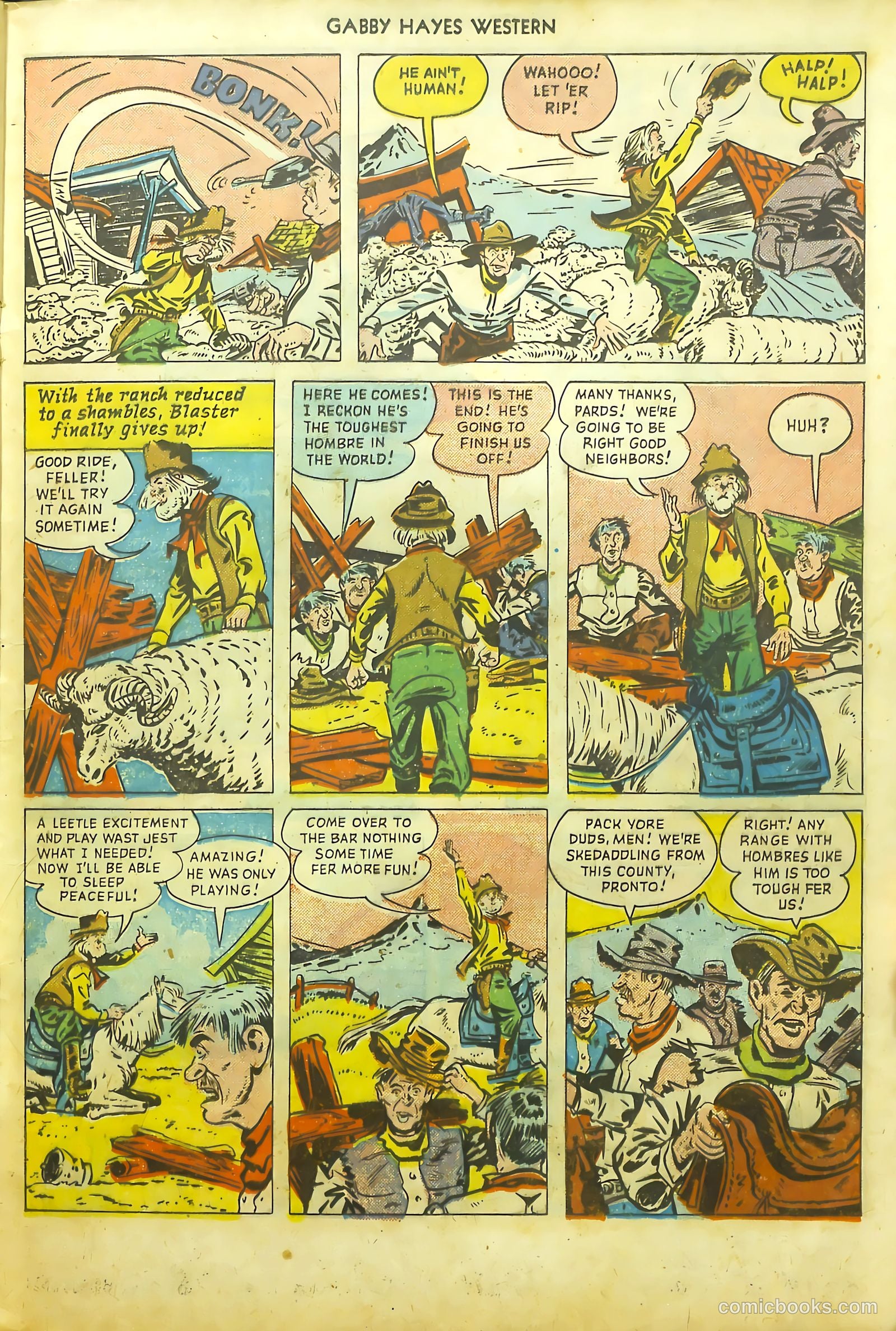Gabby Hayes Western #23 — page 21 of 36