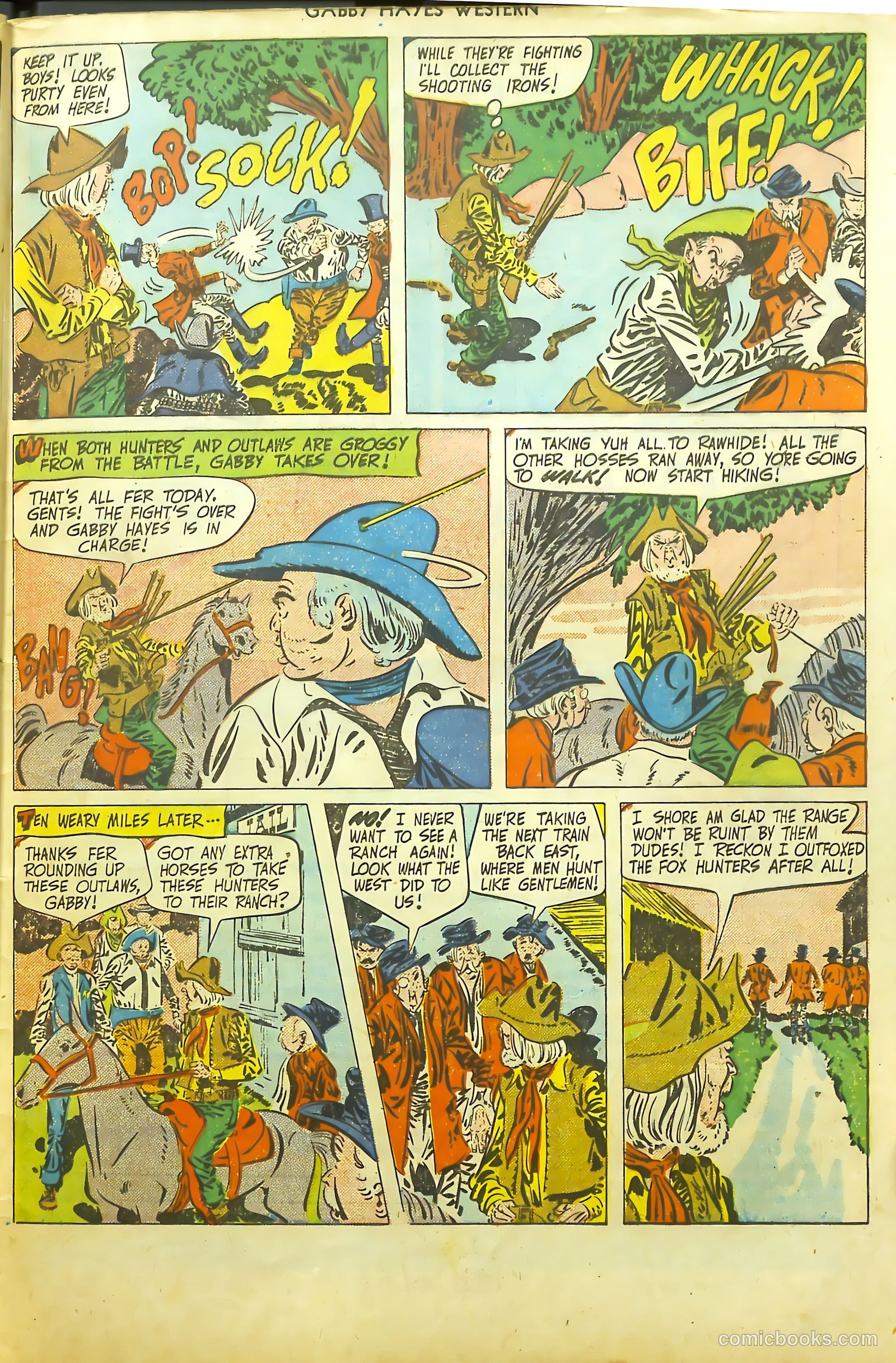 Gabby Hayes Western #23 — page 33 of 36