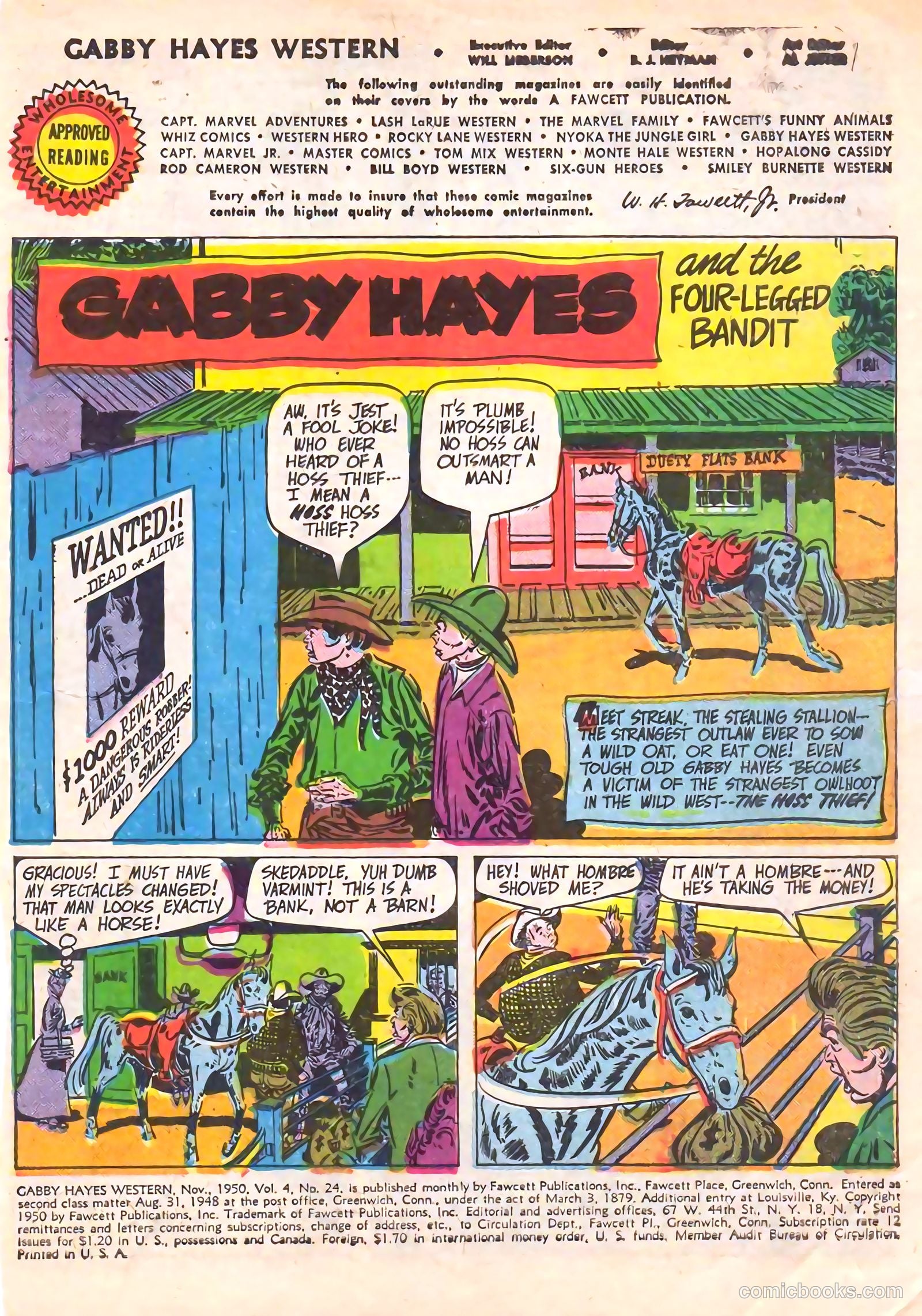Gabby Hayes Western #24 — page 3 of 52