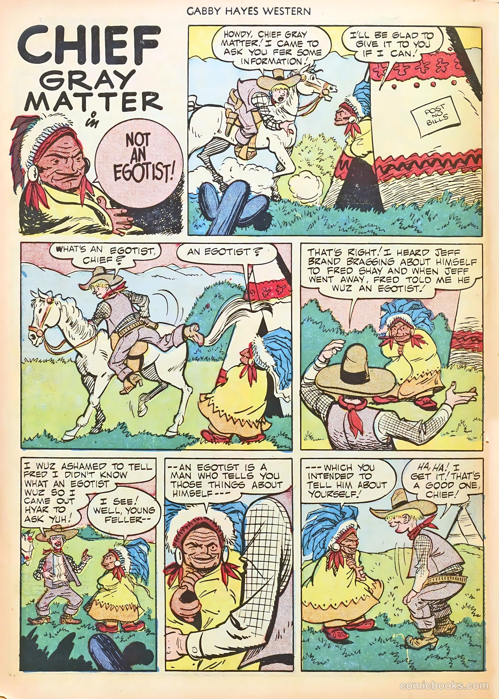 Gabby Hayes Western #25 — page 34 of 52