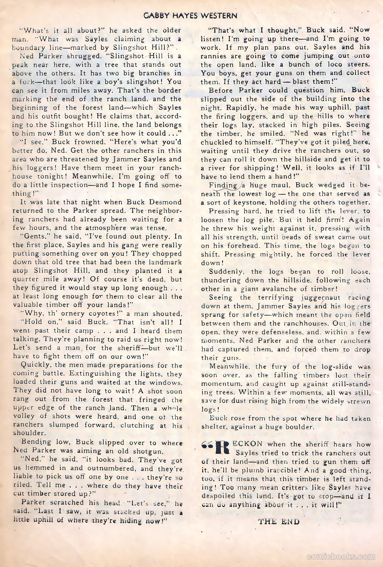 Gabby Hayes Western #26 — page 20 of 52