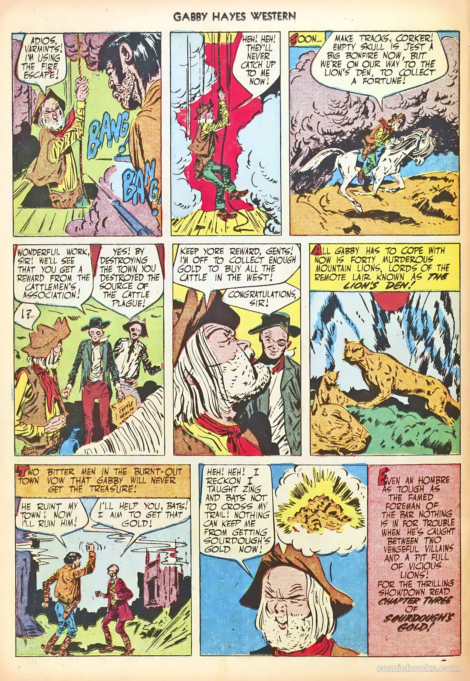 Gabby Hayes Western #27 — page 22 of 36