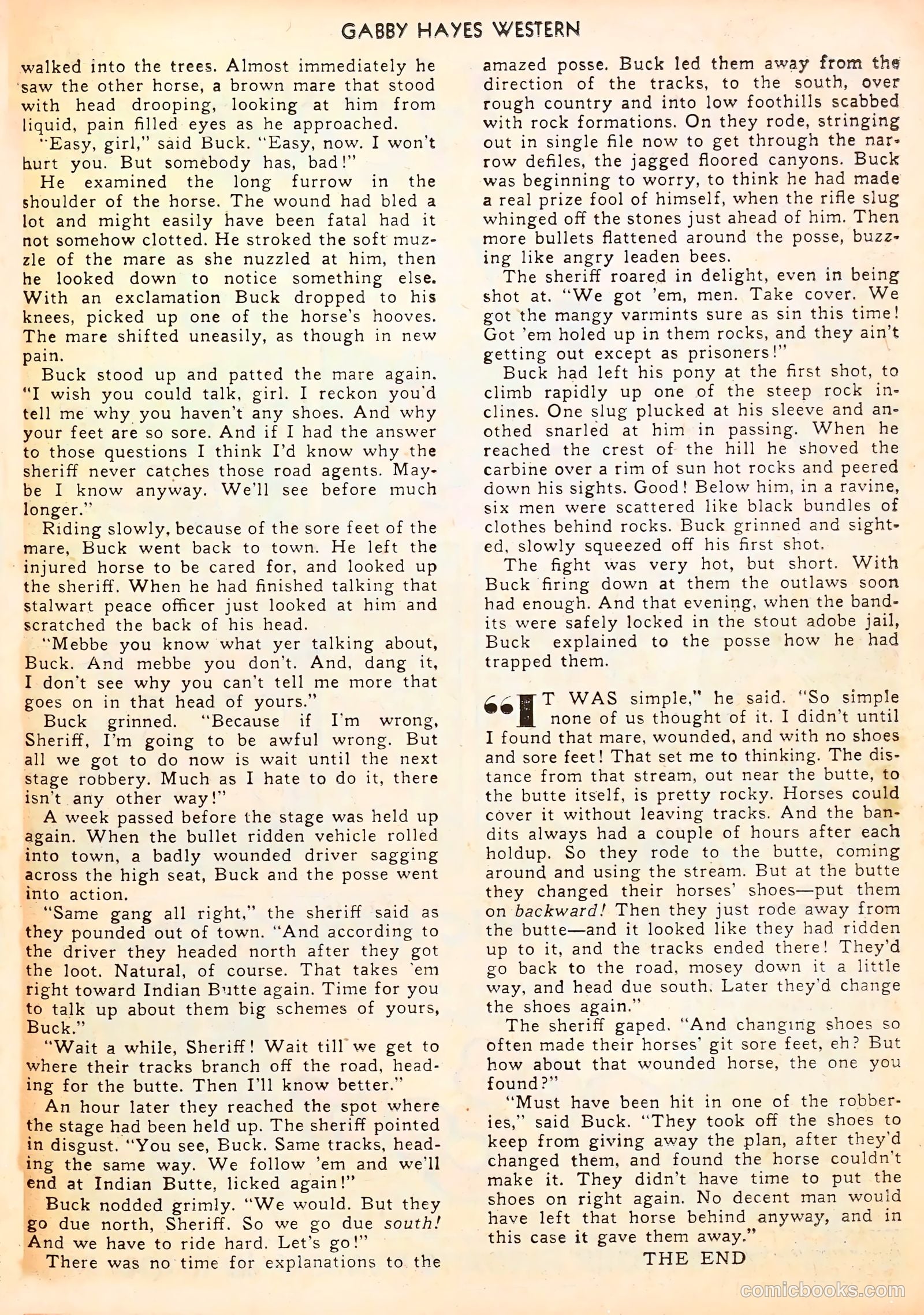 Gabby Hayes Western #27 — page 25 of 36