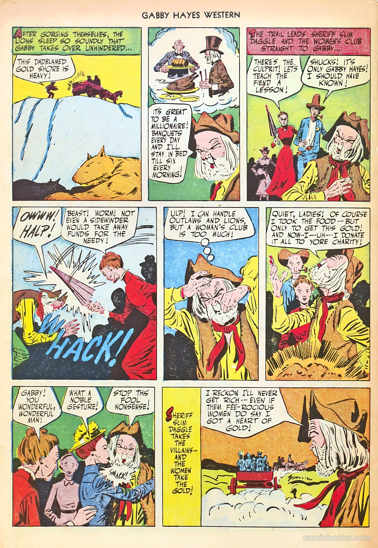 Gabby Hayes Western #27 — page 32 of 36