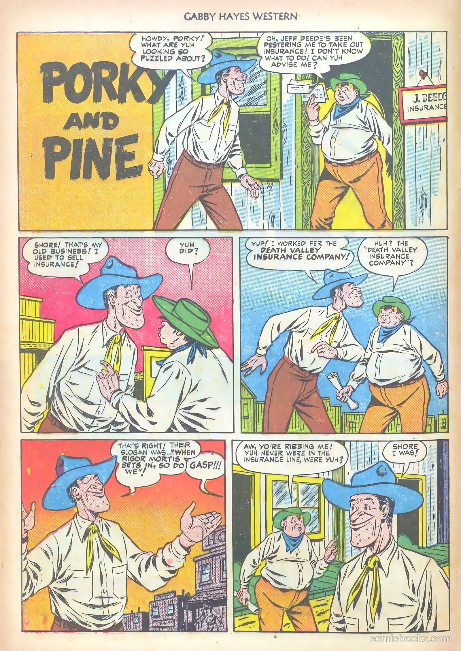 Gabby Hayes Western #28 — page 16 of 52