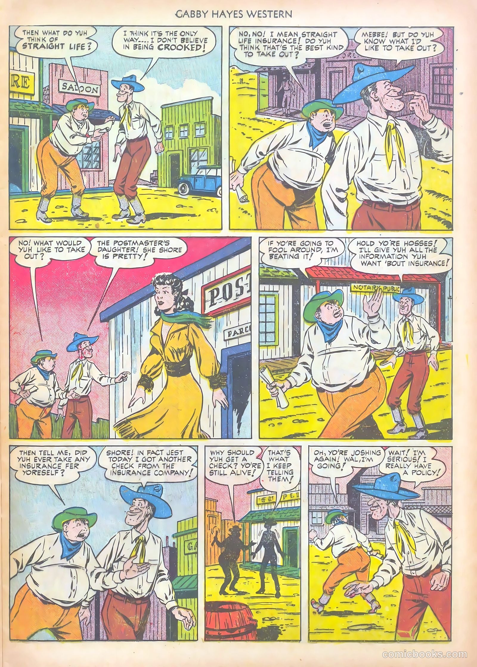 Gabby Hayes Western #28 — page 17 of 52