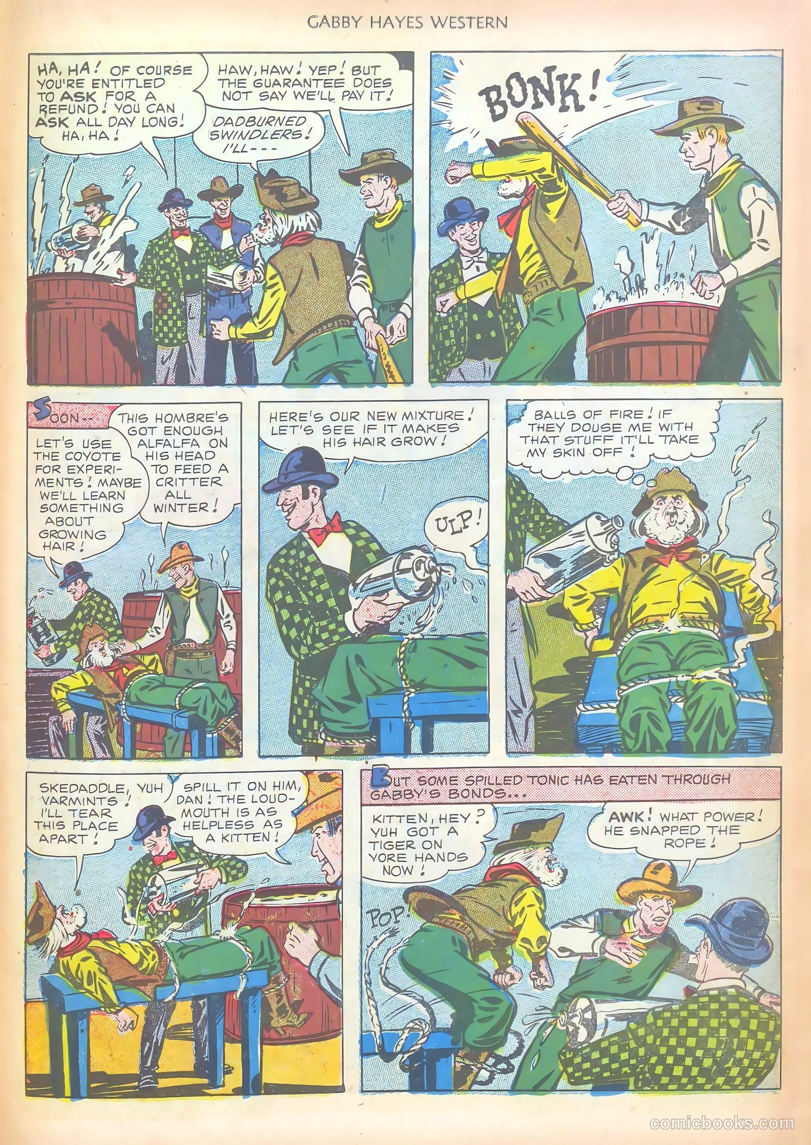 Gabby Hayes Western #28 — page 35 of 52