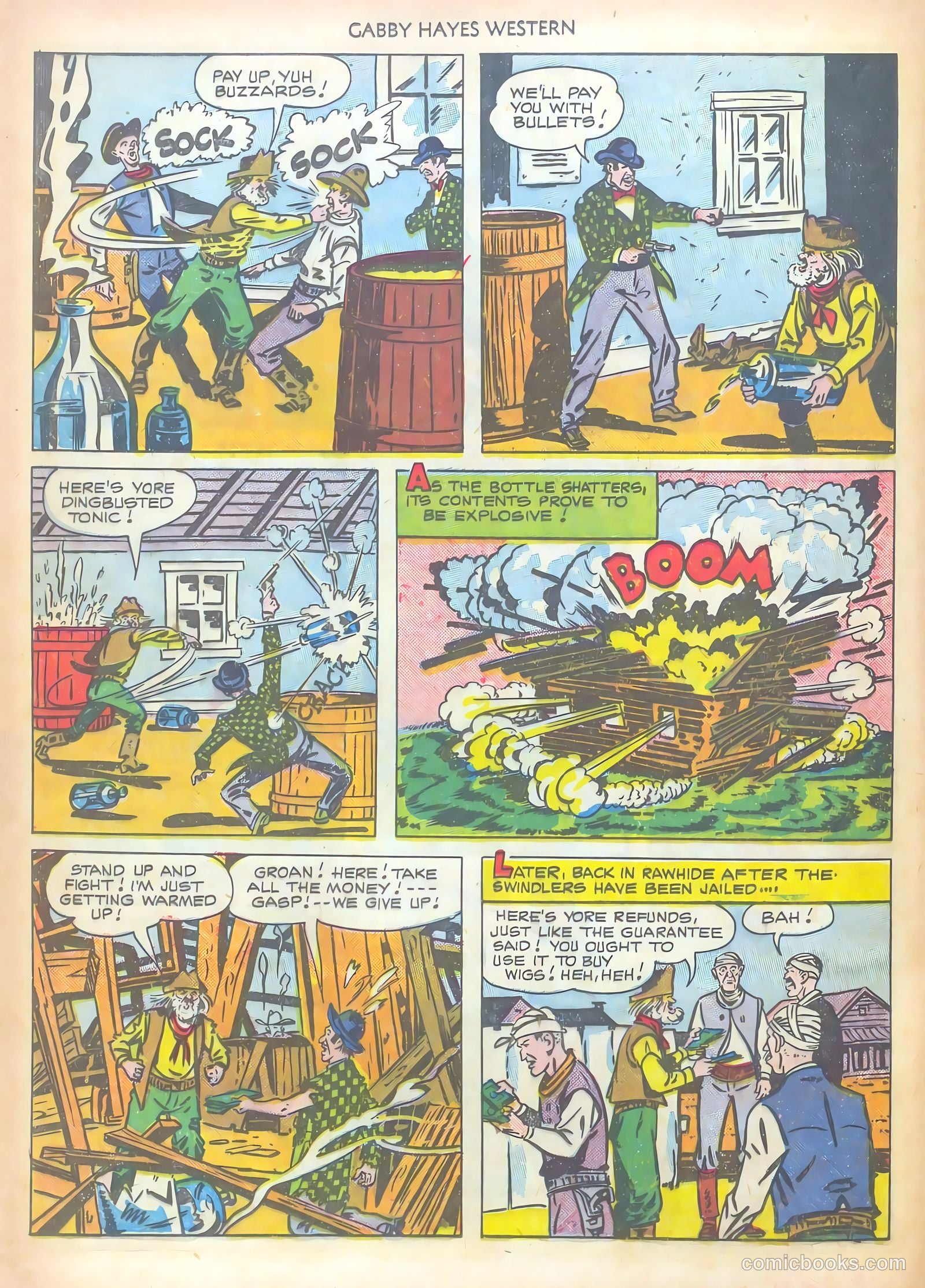 Gabby Hayes Western #28 — page 36 of 52