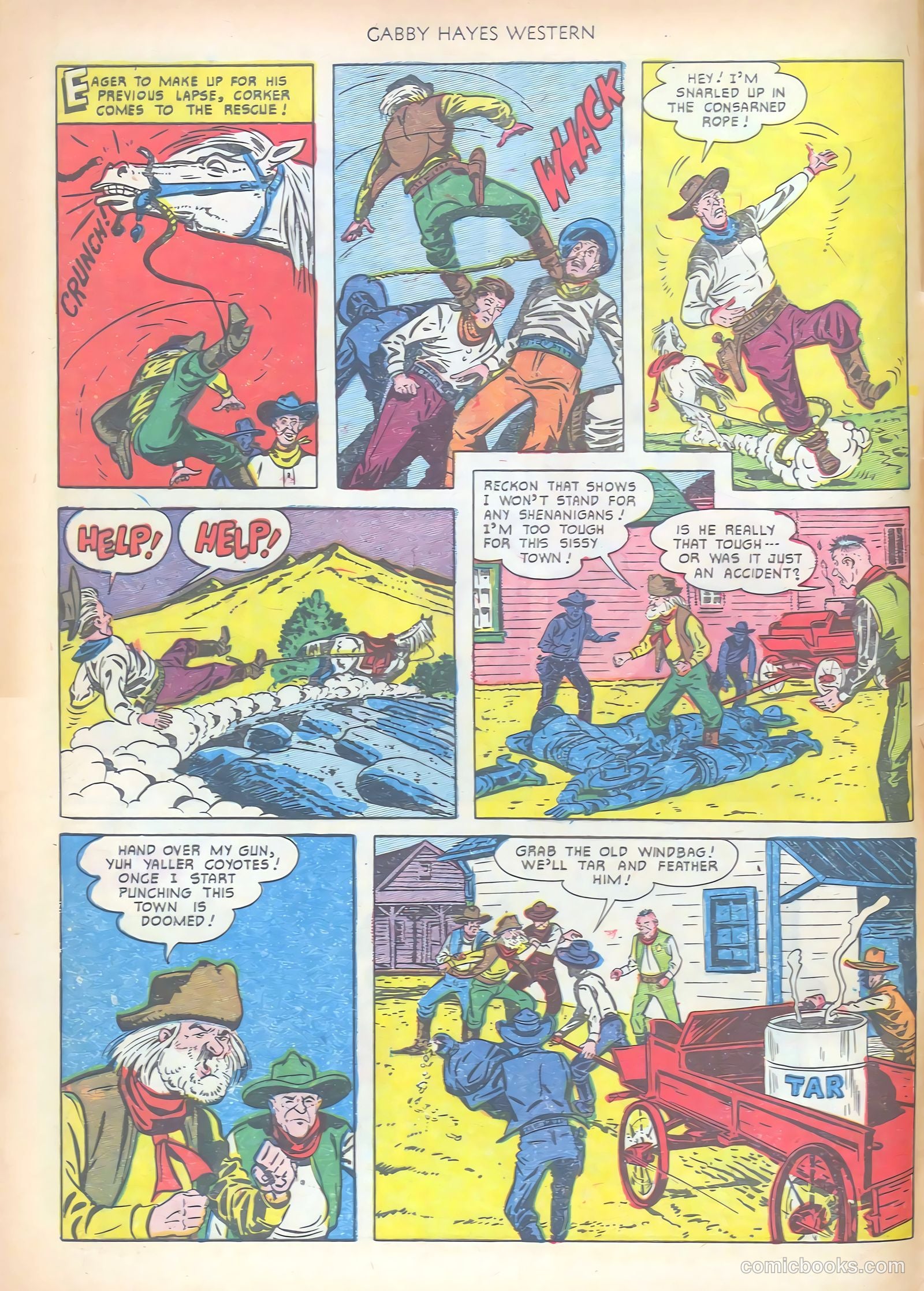 Gabby Hayes Western #29 — page 8 of 52