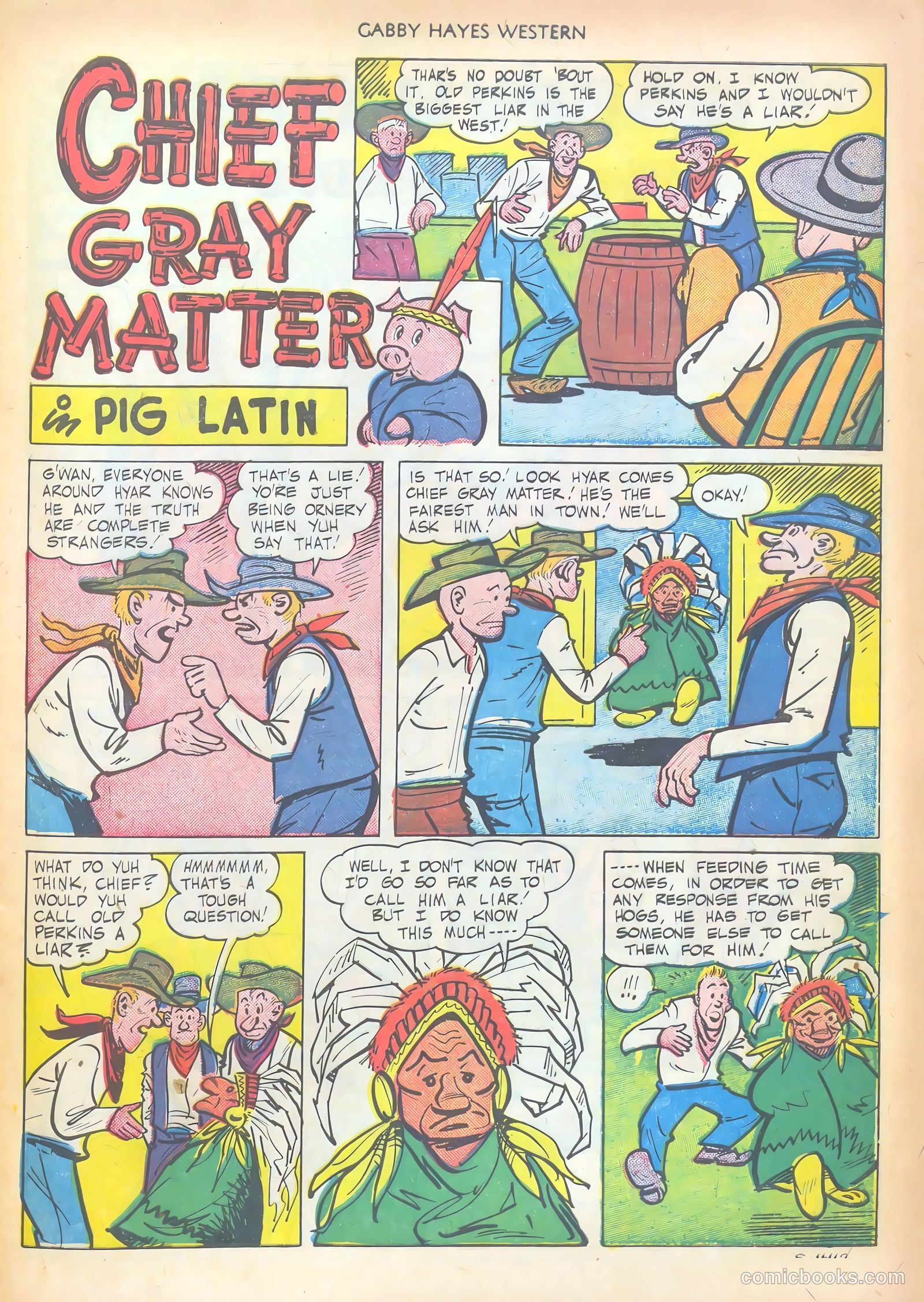 Gabby Hayes Western #29 — page 21 of 52
