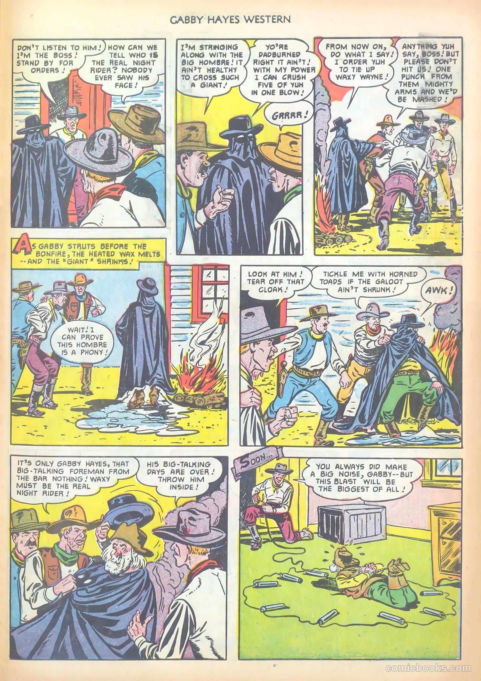 Gabby Hayes Western #30 — page 31 of 36