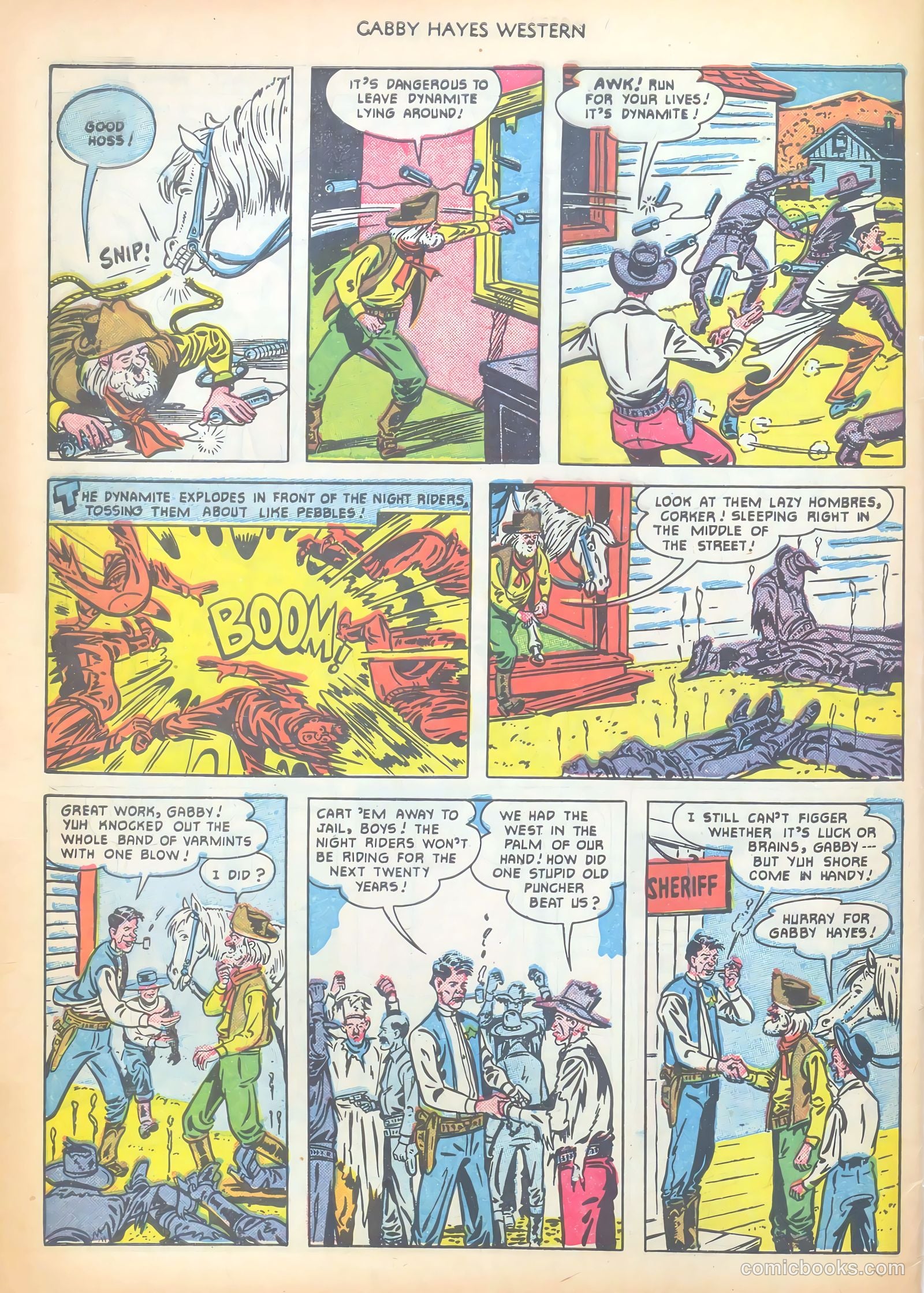 Gabby Hayes Western #30 — page 34 of 36