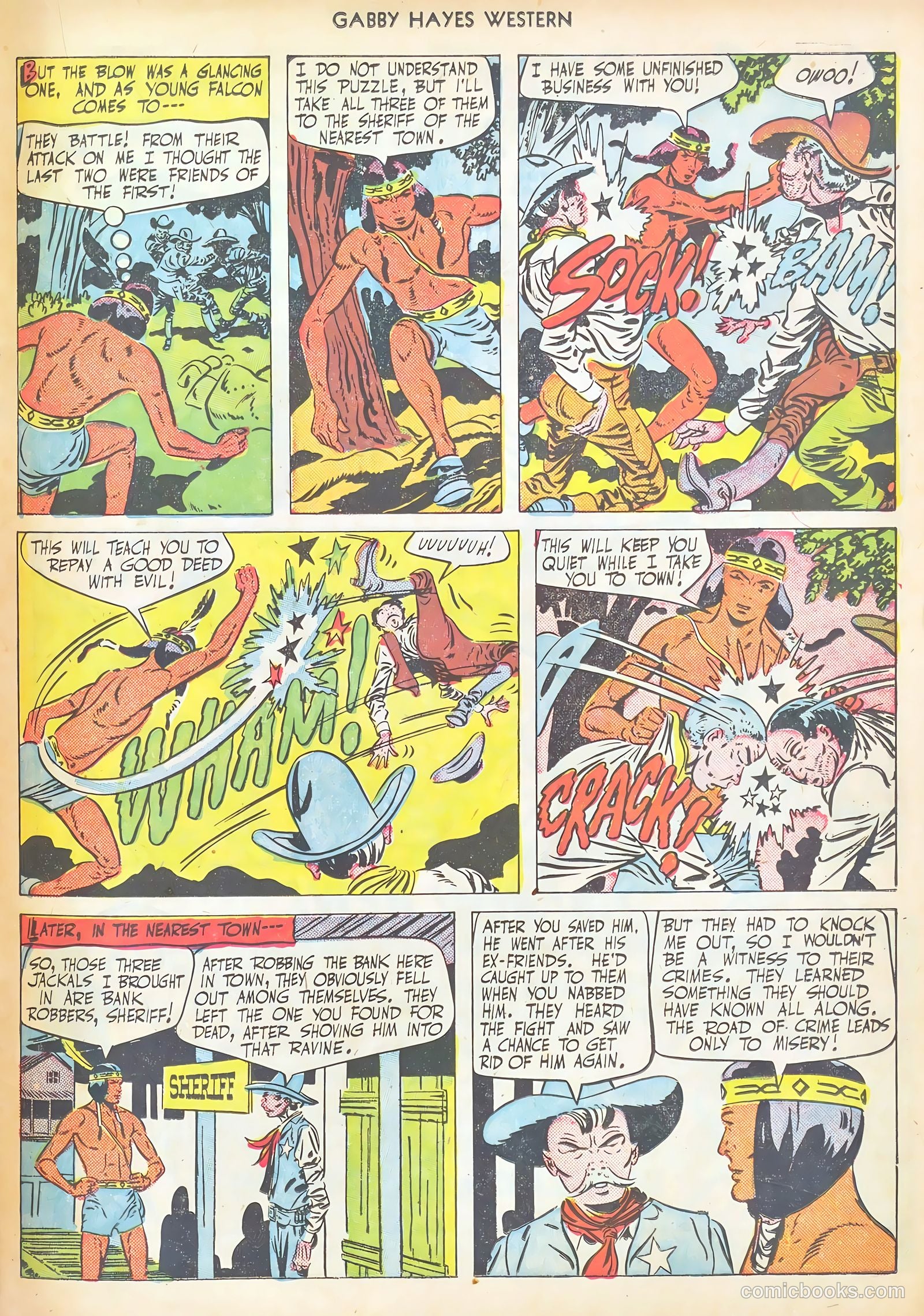 Gabby Hayes Western #31 — page 21 of 36