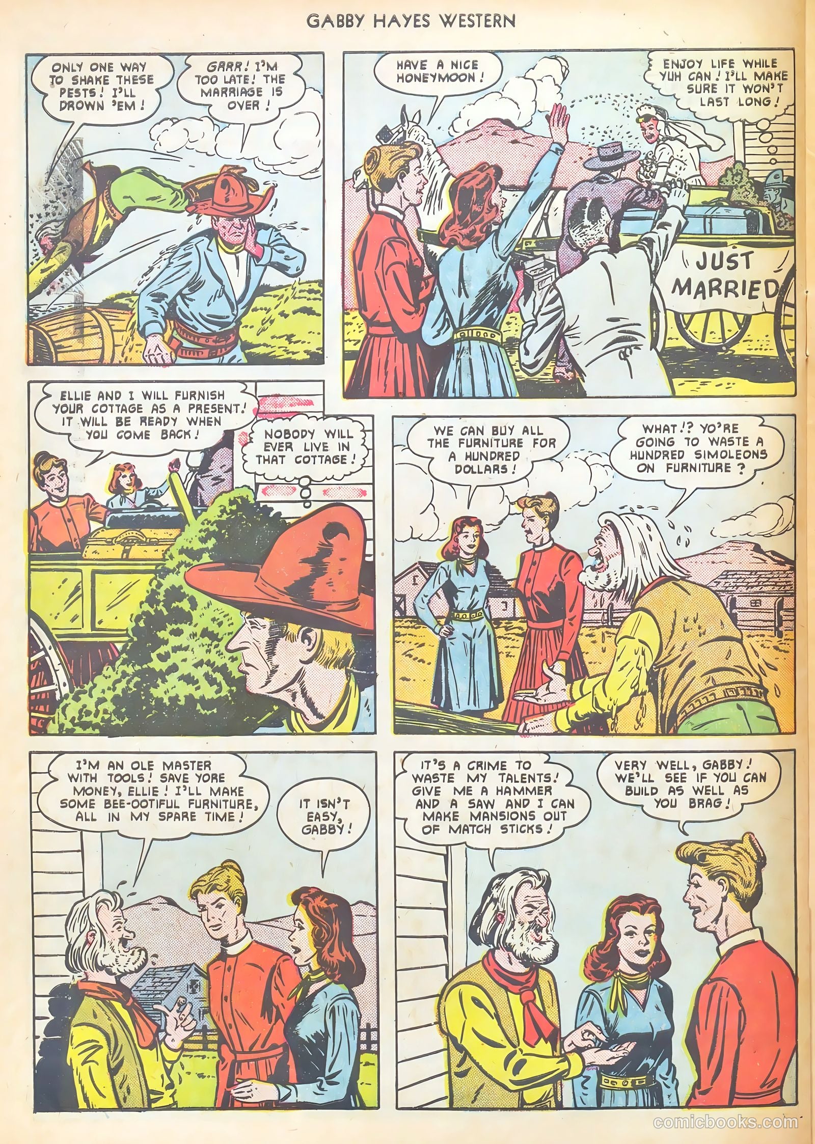 Gabby Hayes Western #31 — page 28 of 36