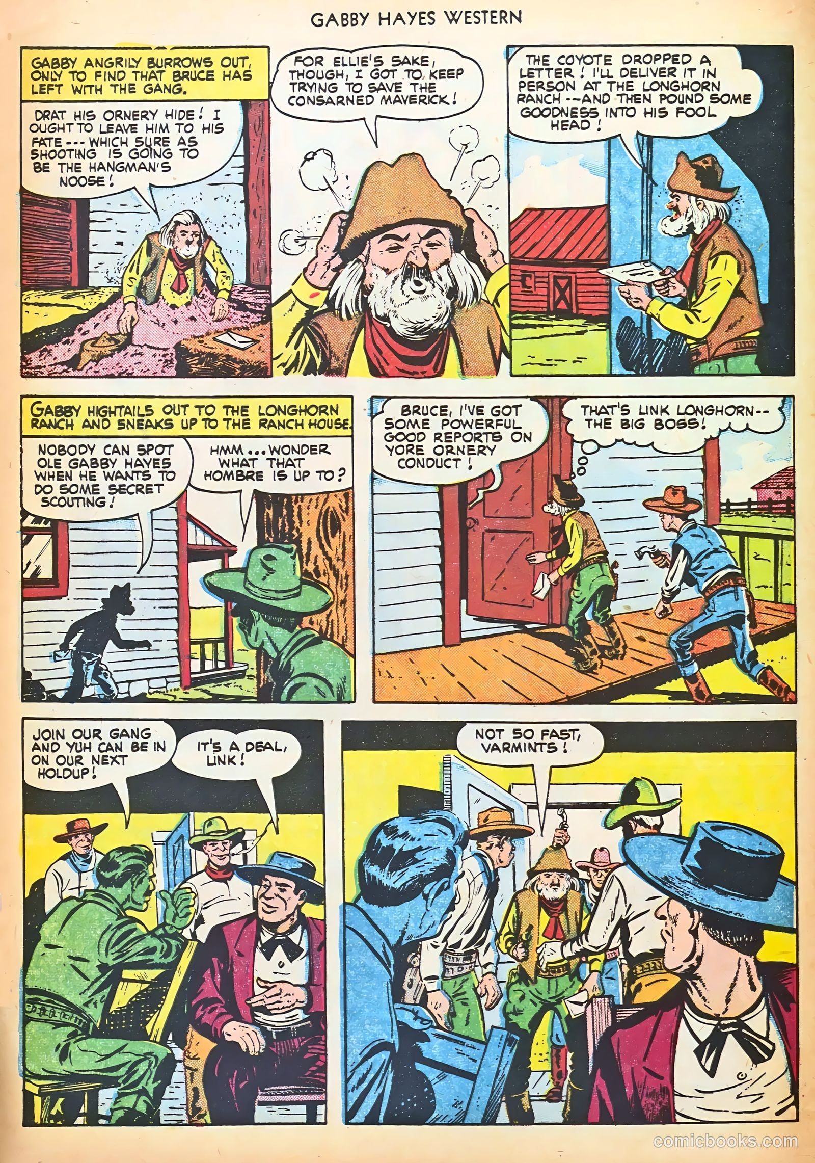 Gabby Hayes Western #33 — page 8 of 36